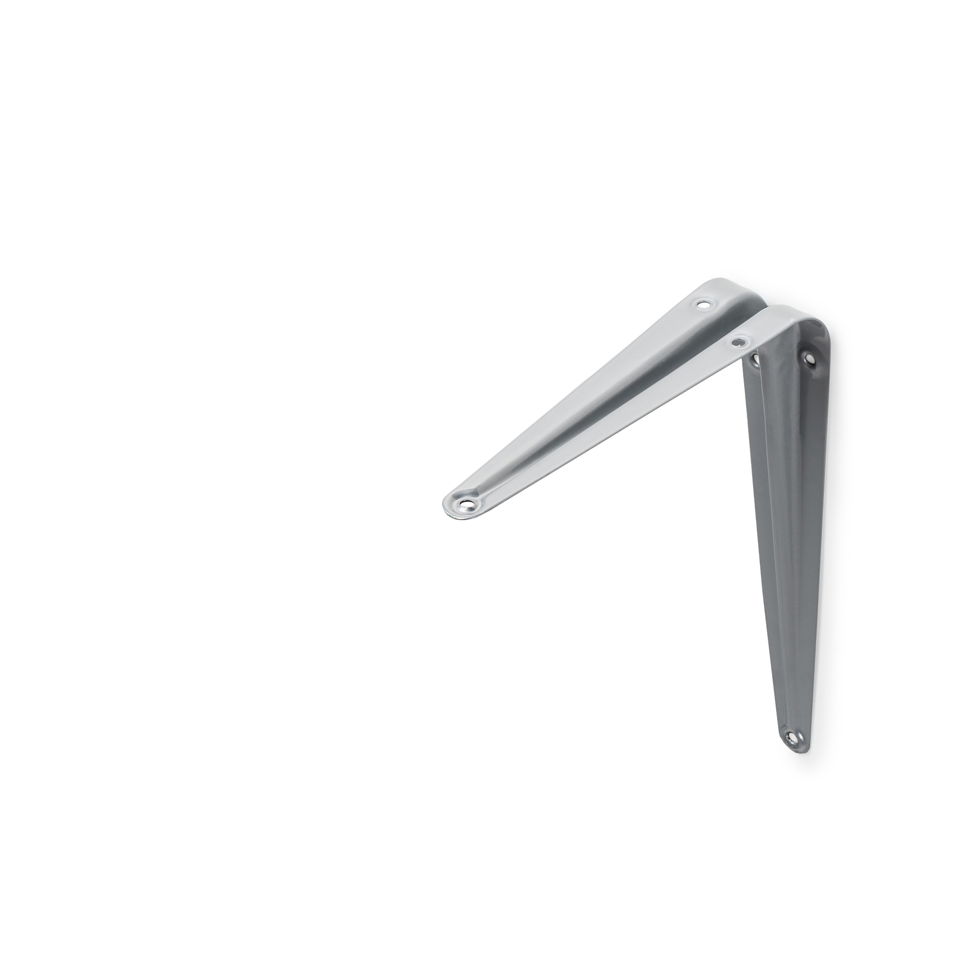 Support d'étagère | Style décoratif | Fabriqué en acier | Finition grise | Mesures 36*148*199mm | Système de fixation | 1 unité