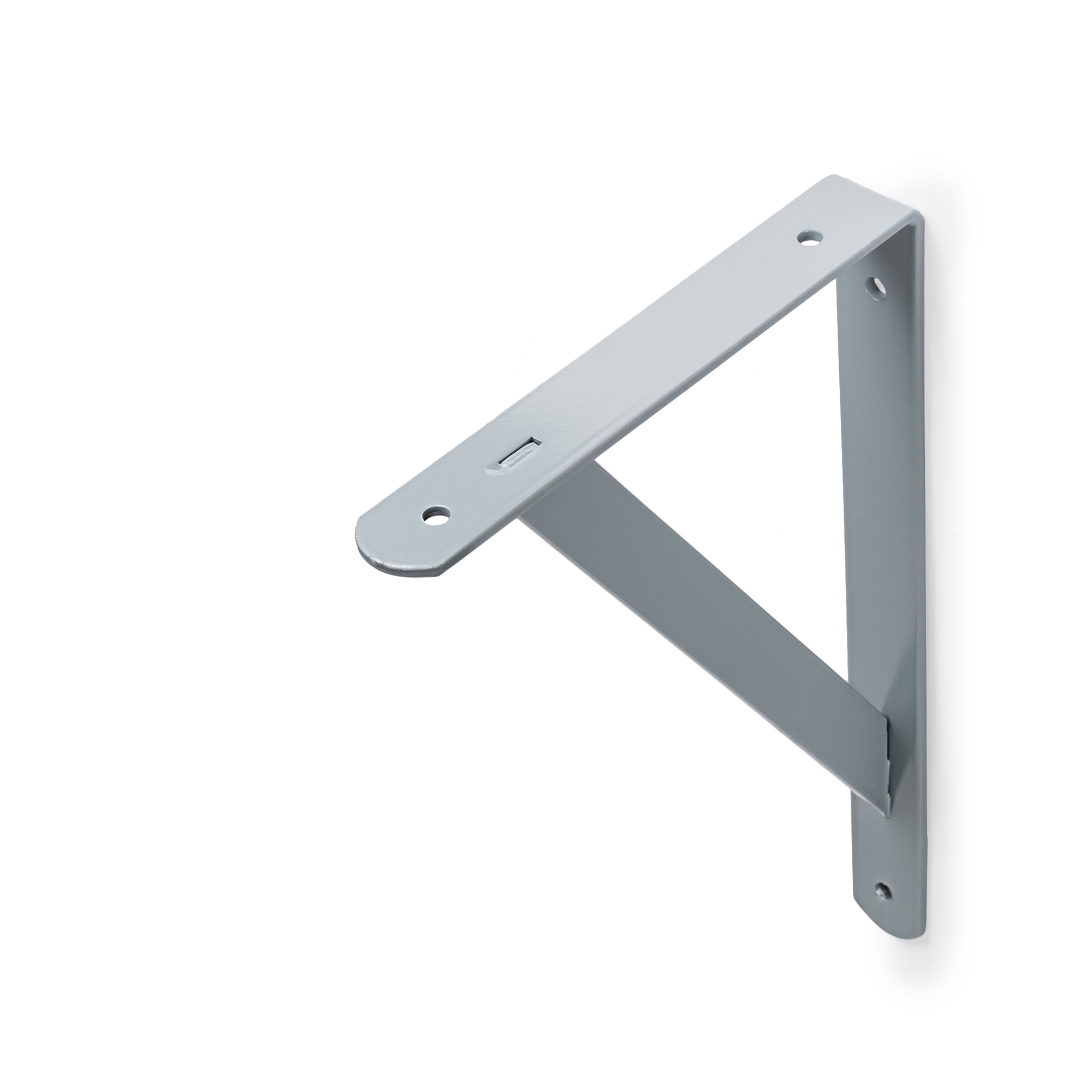 Escuadra para Estantería | Estilo Decorativo | Fabricado en Acero | Acabado en Gris | Medidas 30*203*298 mm | Sistema de Fijación Atornillado | 1 Unidad