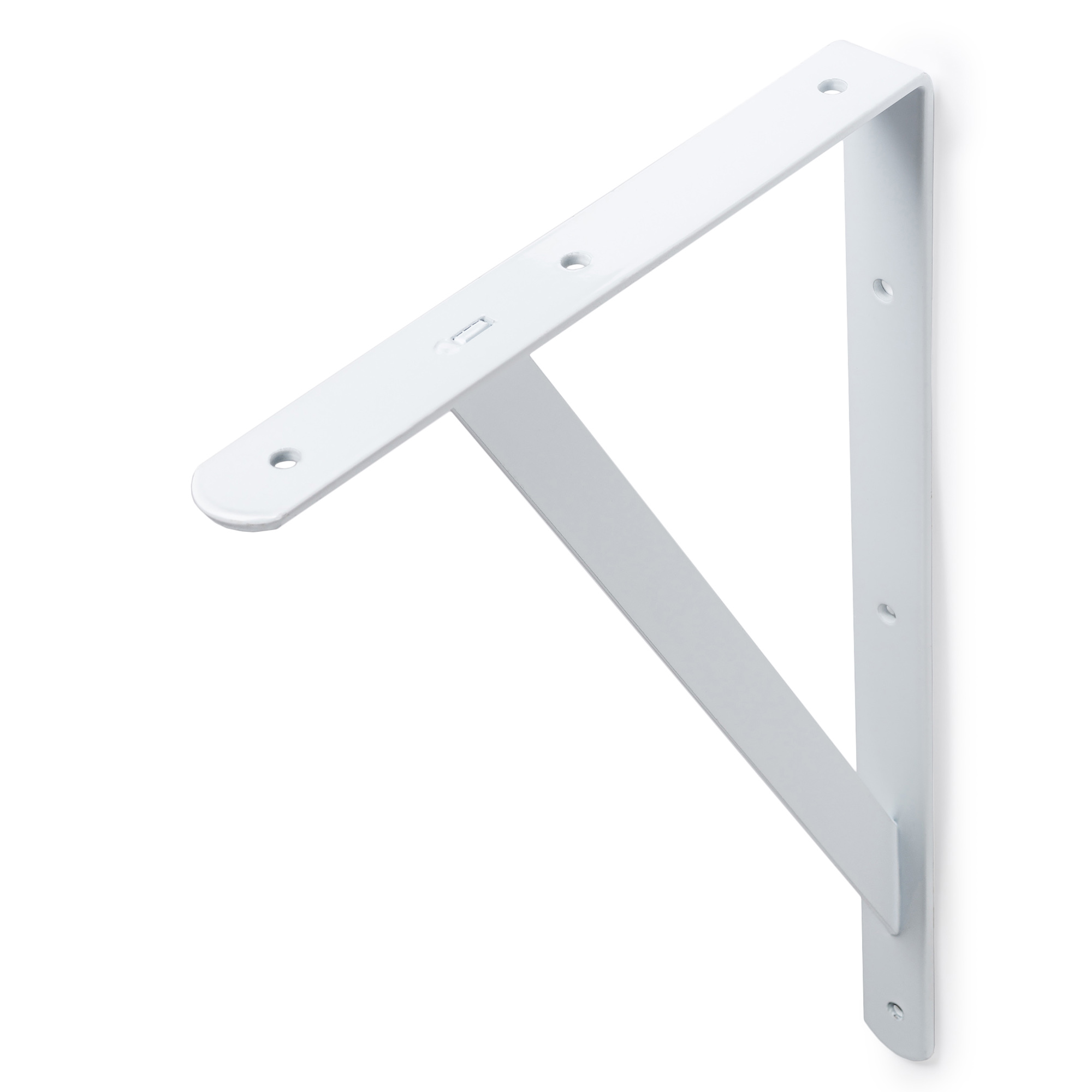 Escuadra para Estantería | Estilo Decorativo | Fabricado en Acero | Acabado en Blanco | Medidas 30*250*397 mm | Sistema de Fijación | 1 Unidad