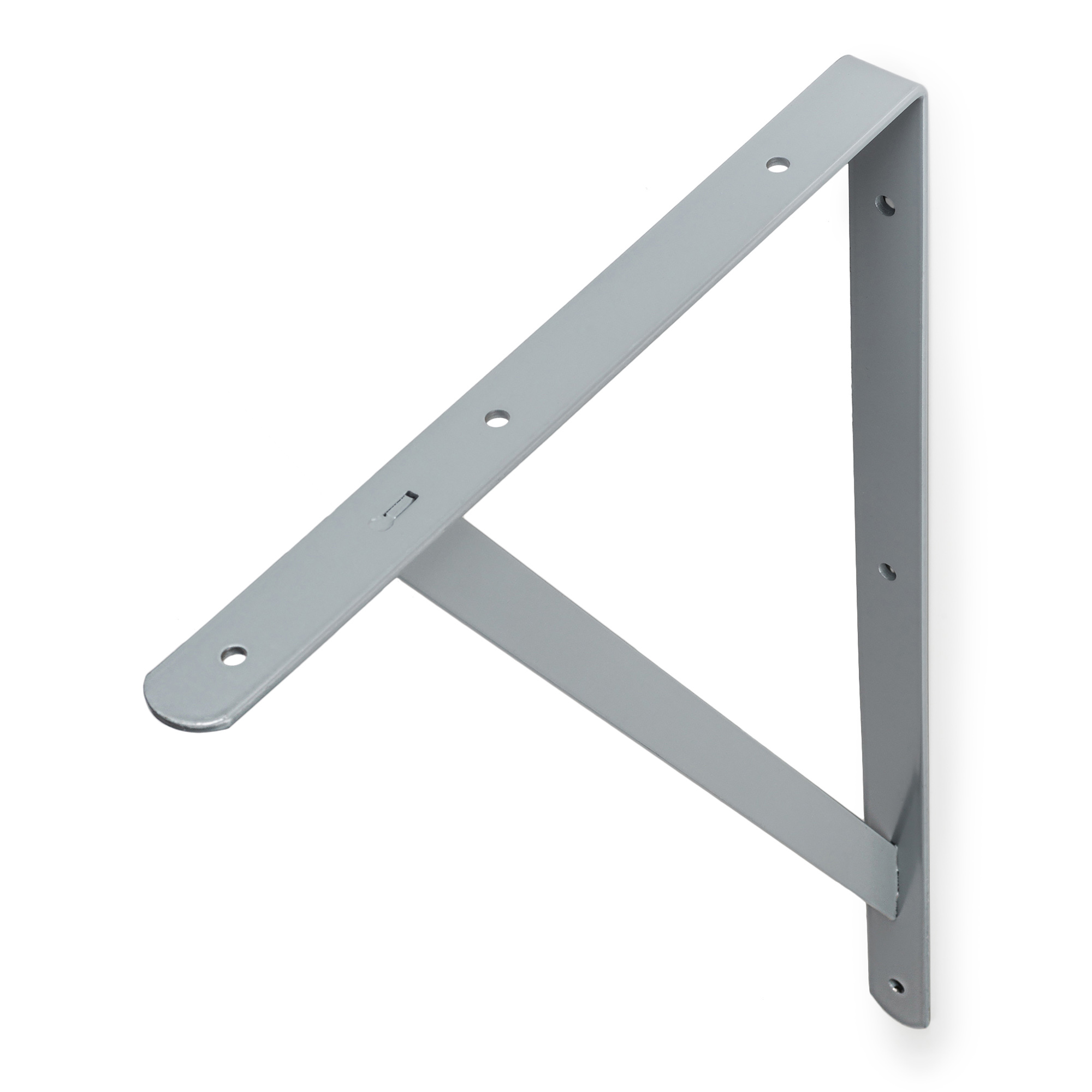 Support d'étagère | Style décoratif | Fabriqué en acier | Finition grise | Mesures 30*360*496mm | Système de fixation vissé | 1 unité