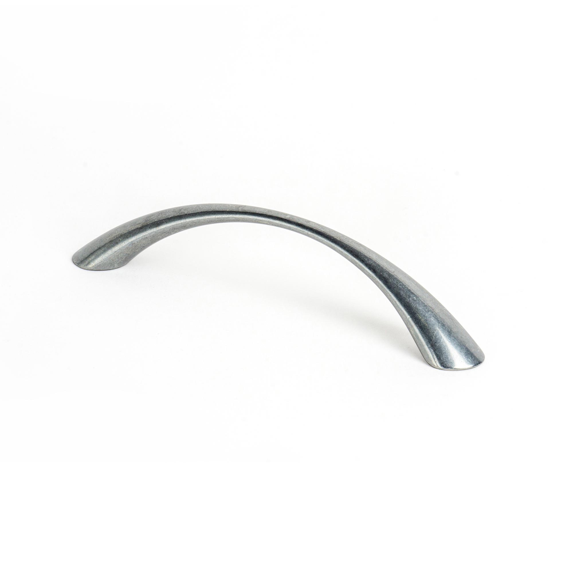 Tirador de Asa para Mueble | Estilo Contemporáneo | Fabricado en Zamak | Acabado en Metal Pulido | Distancia Entrepuntos: 128 mm | Medidas 150*17*32 mm | Fijación Atornillado | Incluye Tornillos M4 | 4 Unidades