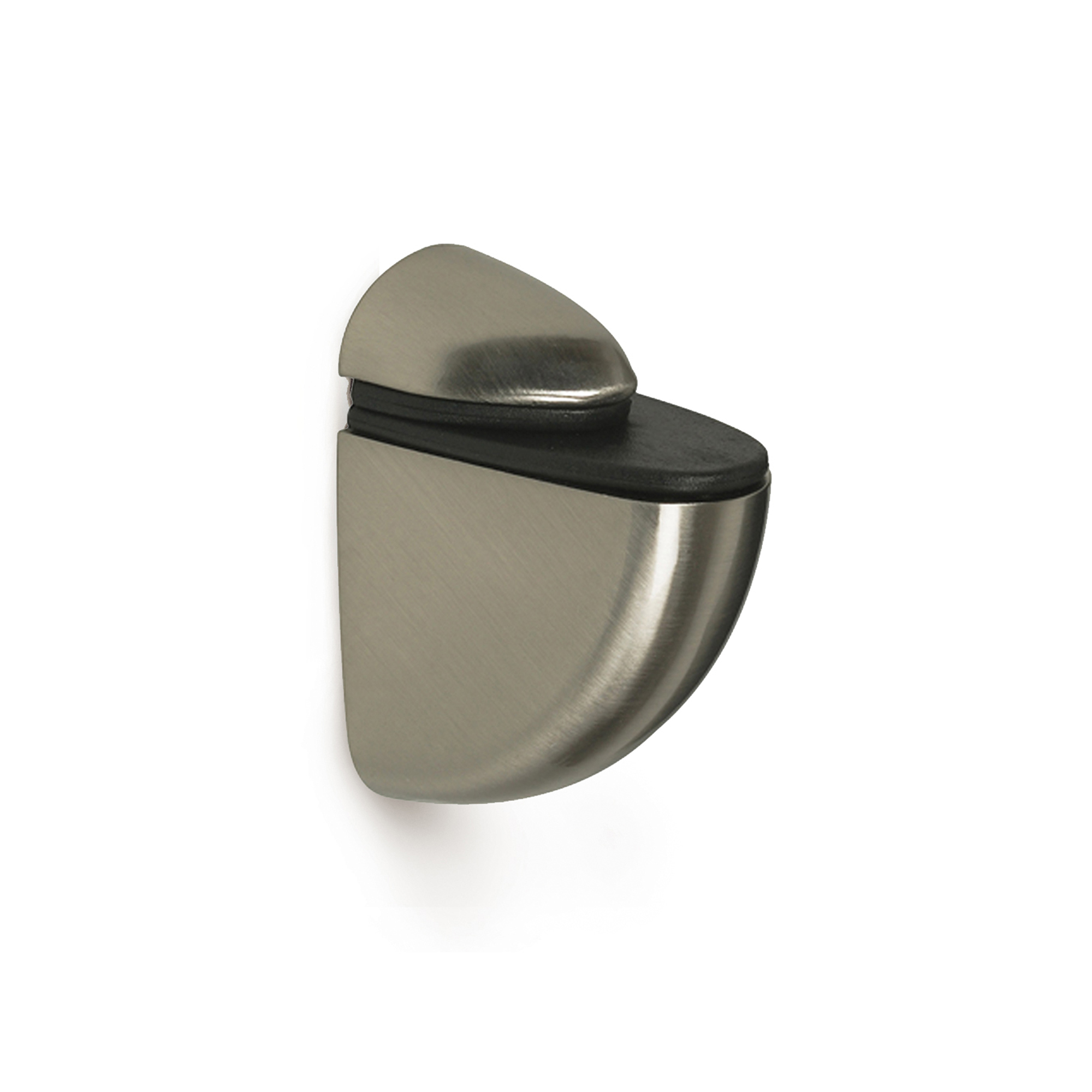 Support réglable pour étagères en verre et bois | Fabriqué en Zamac | Fini nickel satiné | Pour étagères d'une épaisseur de 3 à 24 mm | Mesures 25*55*40mm | Système de fixation vissé | 2 unités