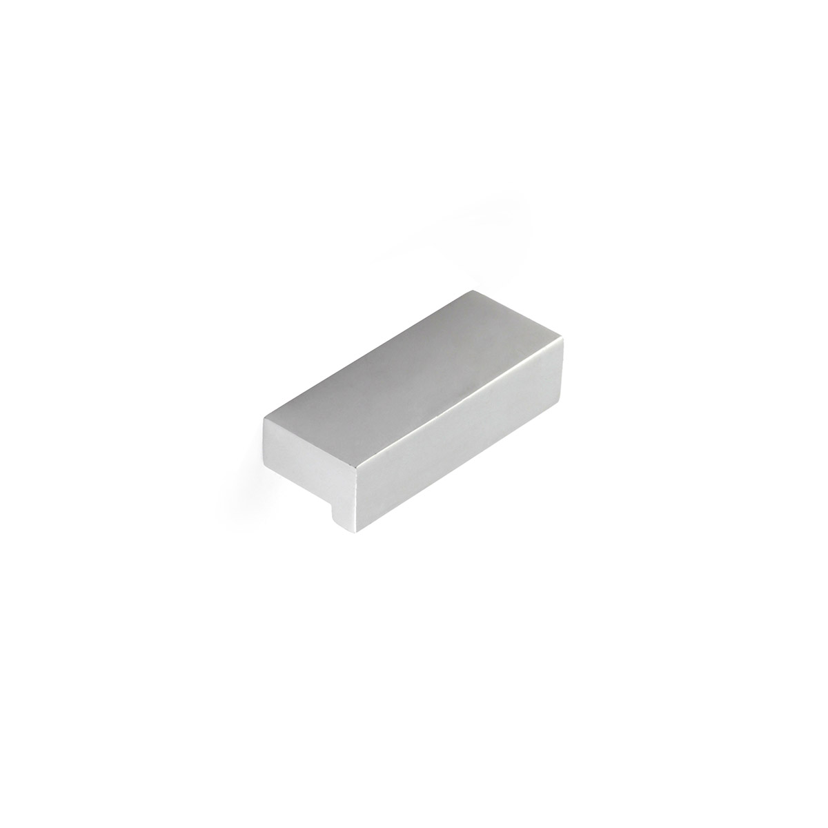 Poignée en aluminium avec finition anodisée mat, dimensions: 44x12x18mm ADHESIVE