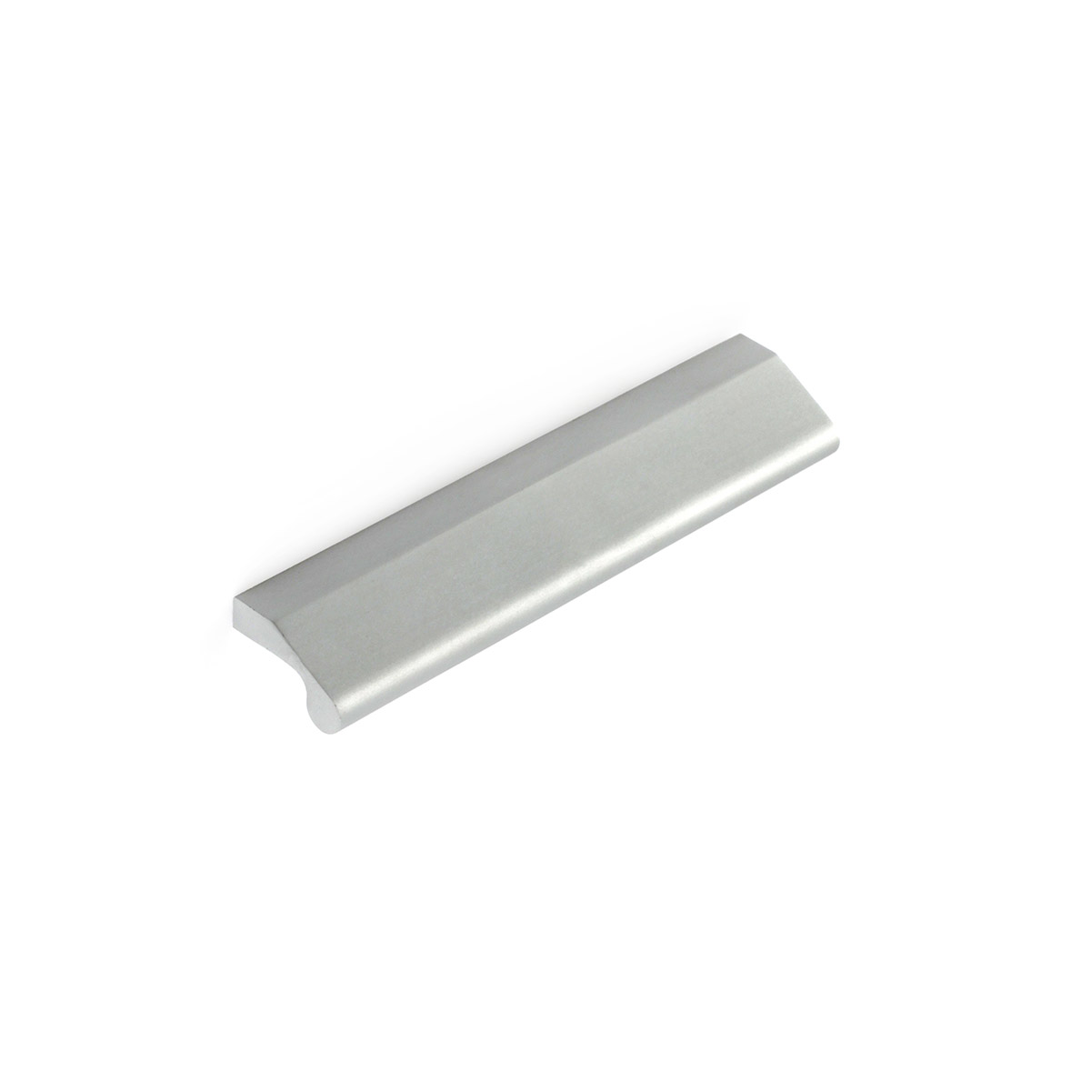 Asa de aluminio con acabado anodizado mate, dimensiones:120x15x26mm y entrepuntos:96mm