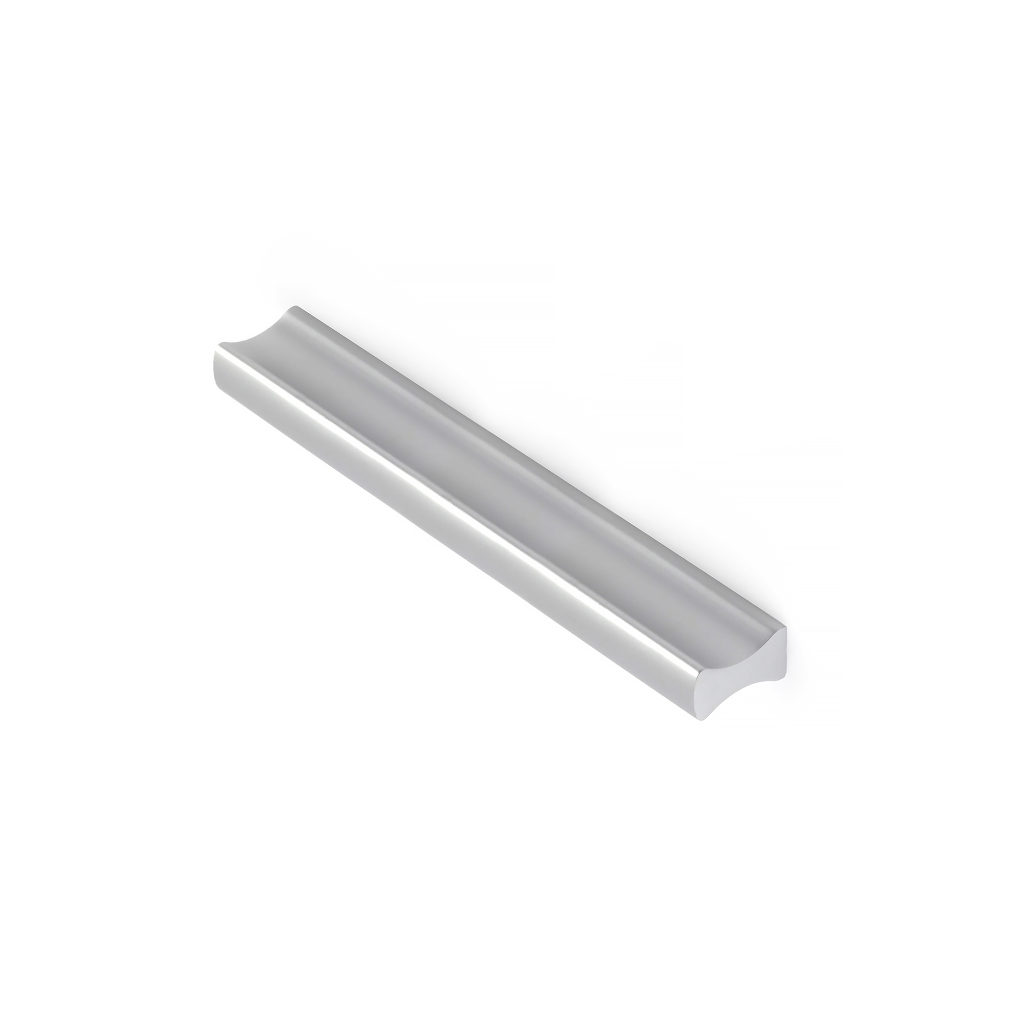 Tirador de Asa para Mueble | Estilo Contemporáneo | Fabricado en Aluminio | Acabado en Anodizado Mate | Distancia Entrepuntos: 96 mm | Medidas 120*9*17 mm | Fijación Atornillado | Incluye Tornillos M4 | 4 Unidades