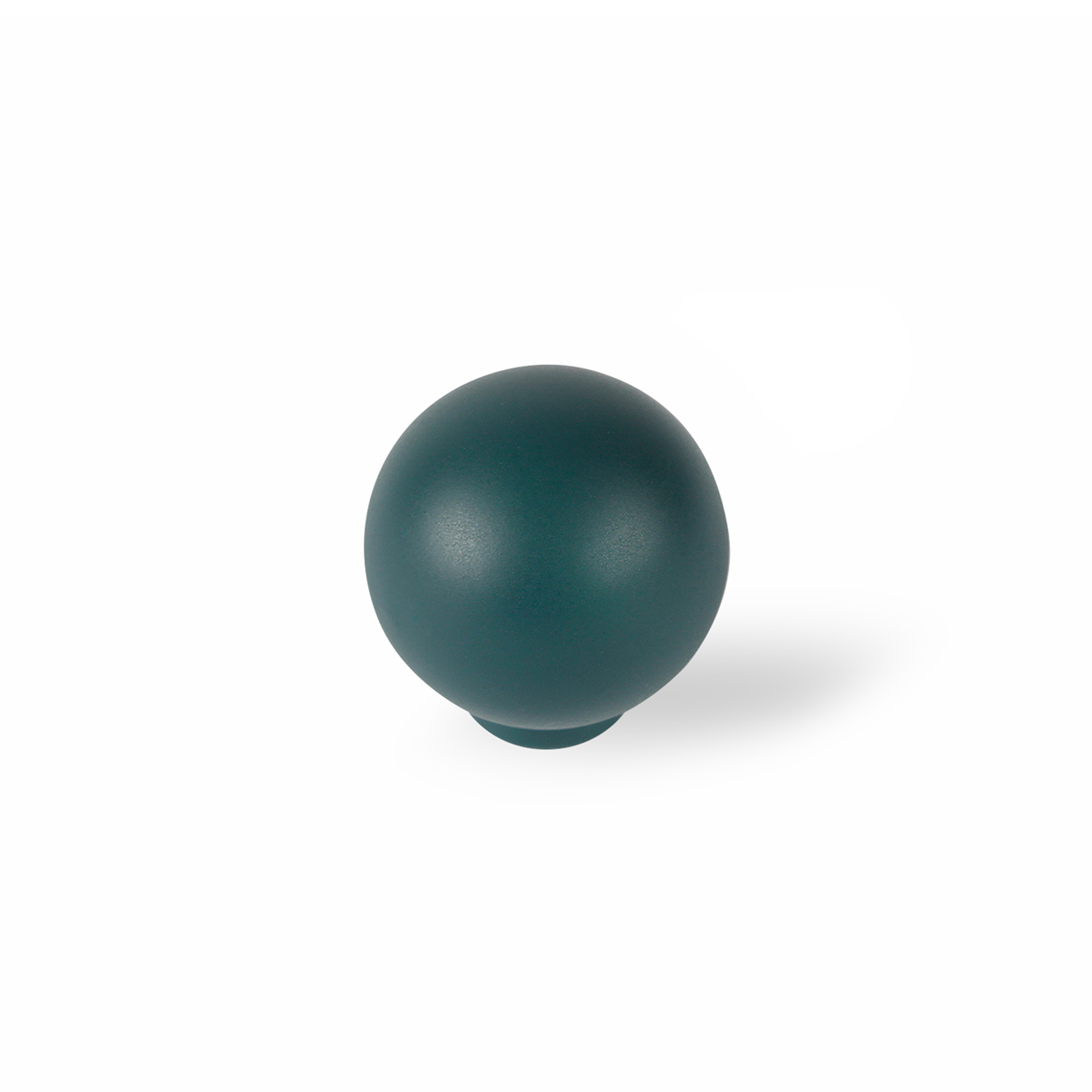 Pomo para Mueble | Estilo Decorativo | Fabricado en ABS | Acabado en Azul | Medidas 25*25*26 mm | Sistema de Fijación | Incluye Tornillos M4 | 1 Unidad