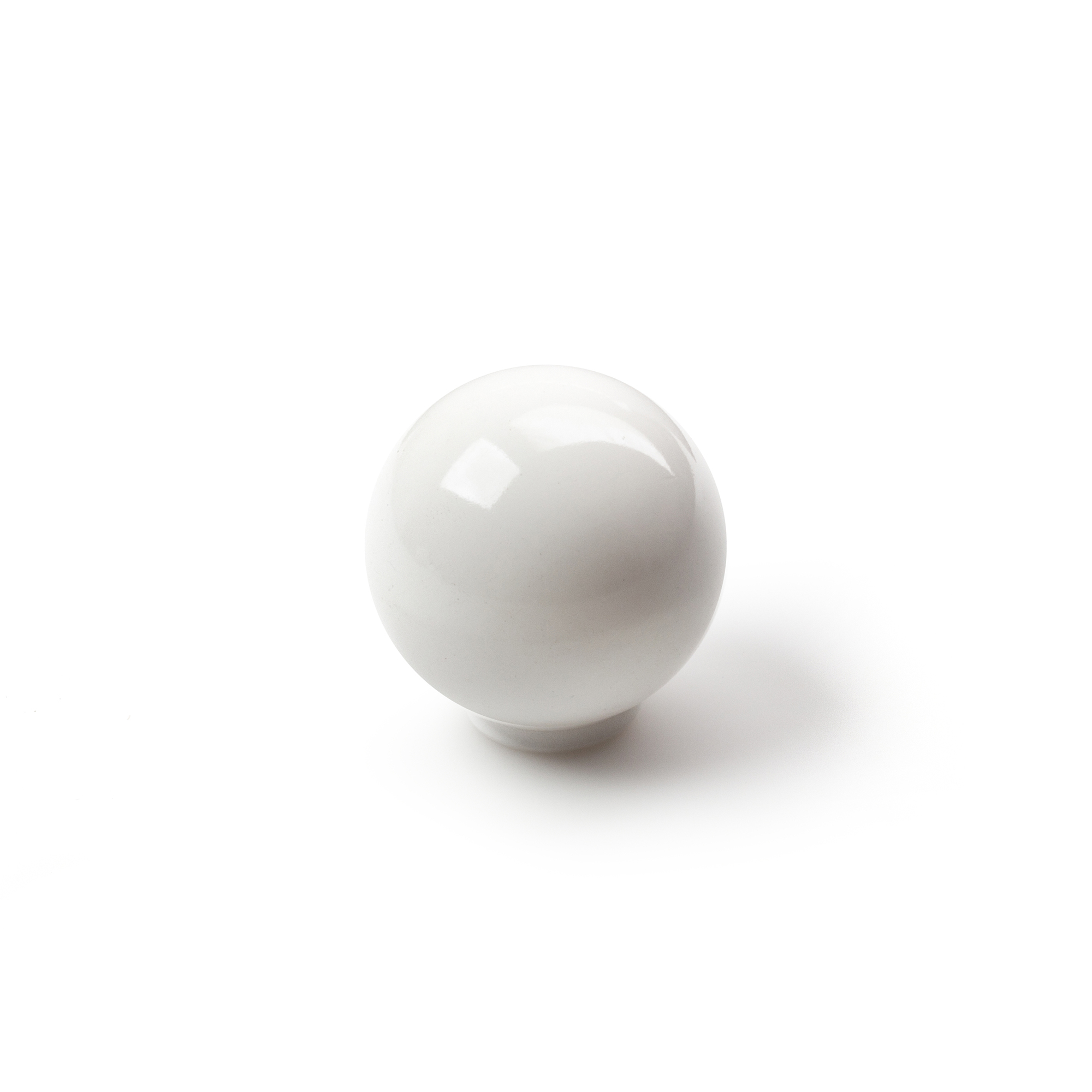 Bouton de meuble | Style décoratif | Fabriqué en ABS | Finition blanche | Mesures 34*34*35mm | Système de fixation | Comprend des vis M4 | 6 unités