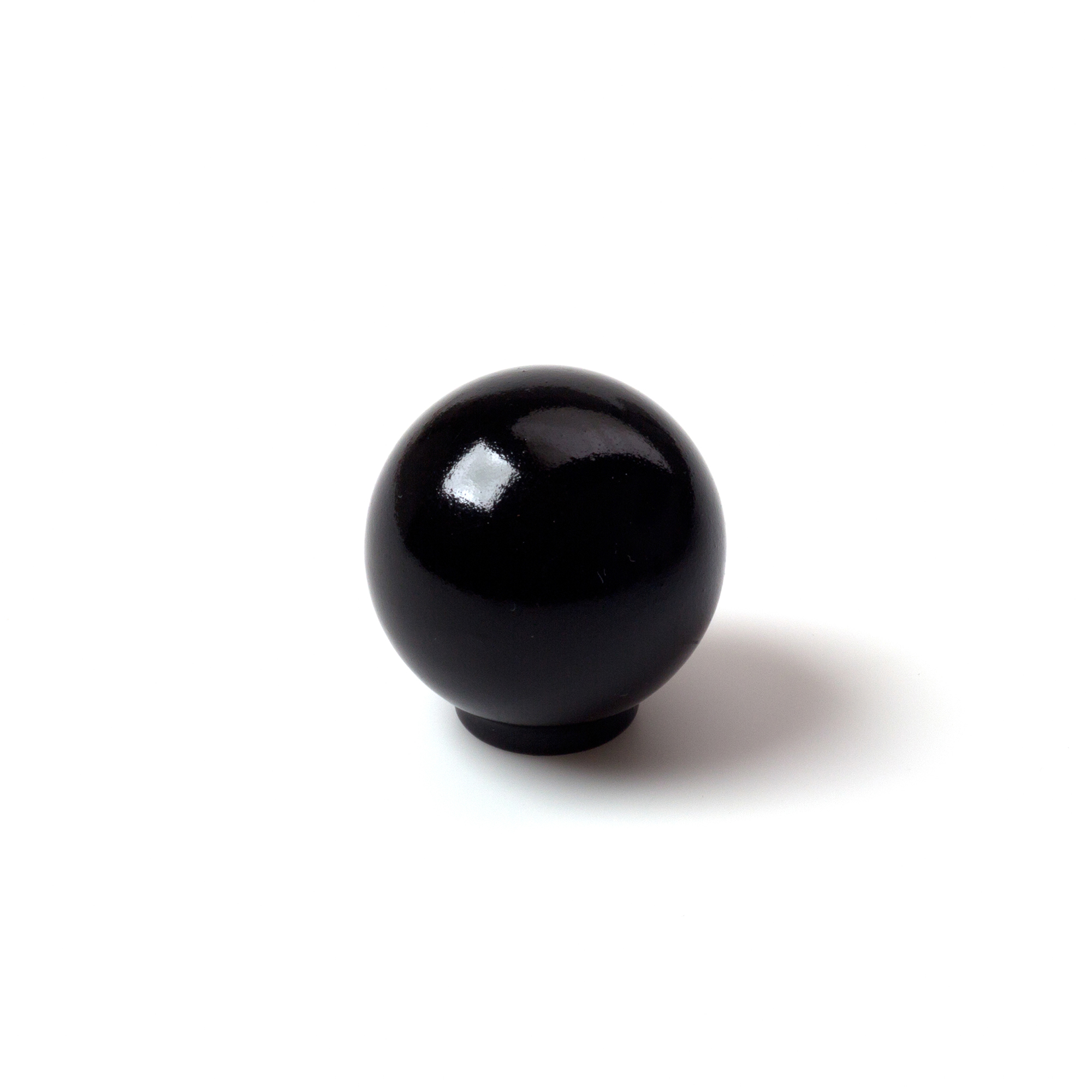 Bouton de meuble | Style décoratif | Fabriqué en ABS | Finition noire | Mesures 34*34*35mm | Système de fixation | Comprend des vis M4 | 6 unités