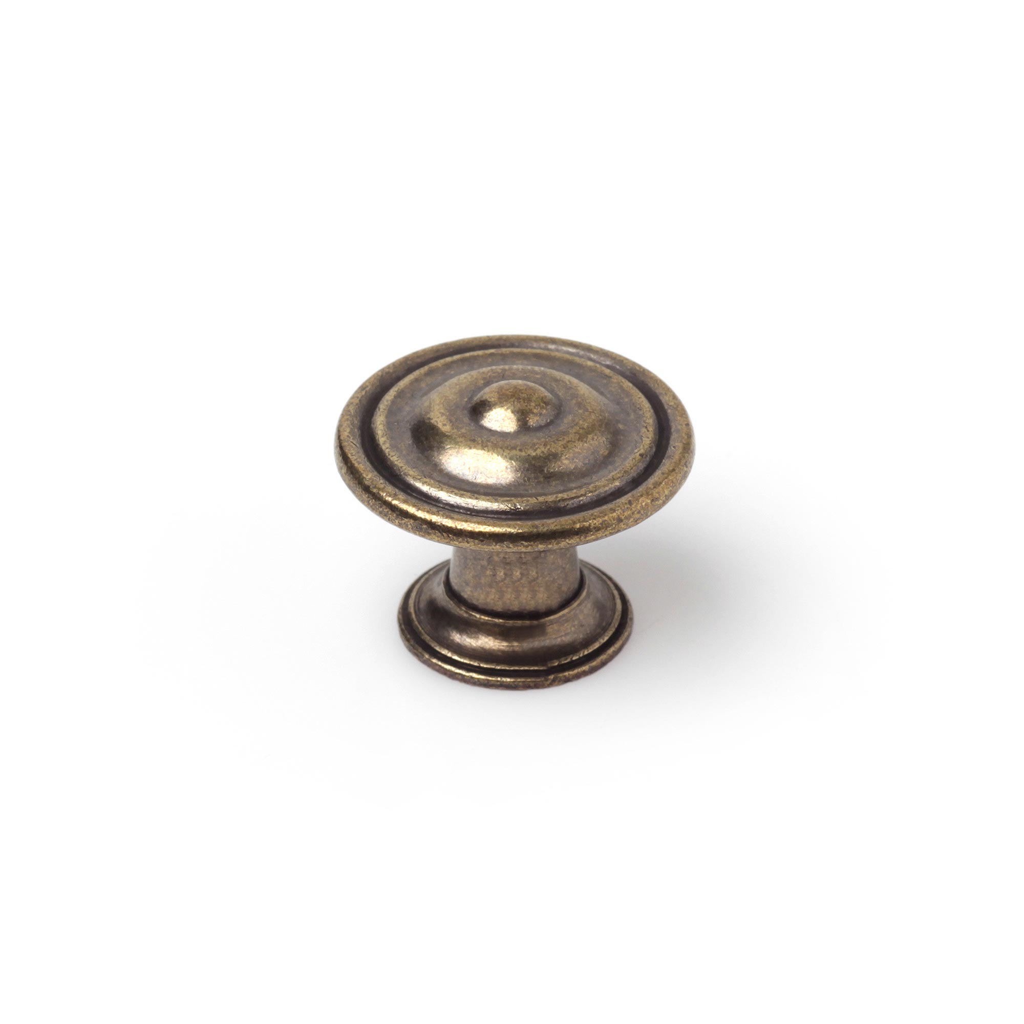 Pomo para Mueble | Estilo Clásico | Fabricado en Zamak | Acabado en Cuero Viejo | Medidas 30*30*23 mm | Sistema de Fijación | Incluye Tornillos M4 | 2 Unidades