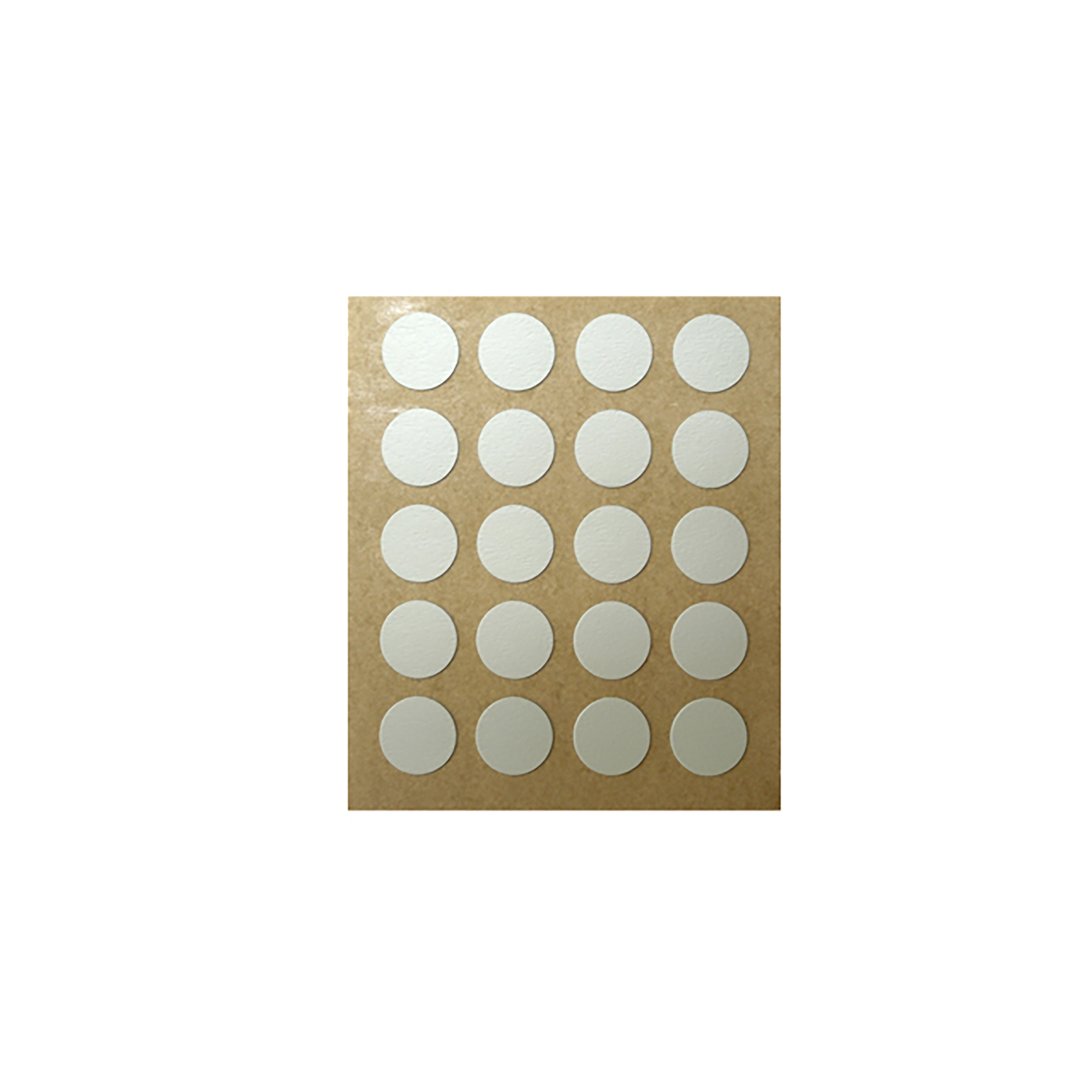 Tapón para Tornillos | Fabricado en PVC | Acabado en Gris | Medidas 12*12*0,5 mm | 40 Unidades