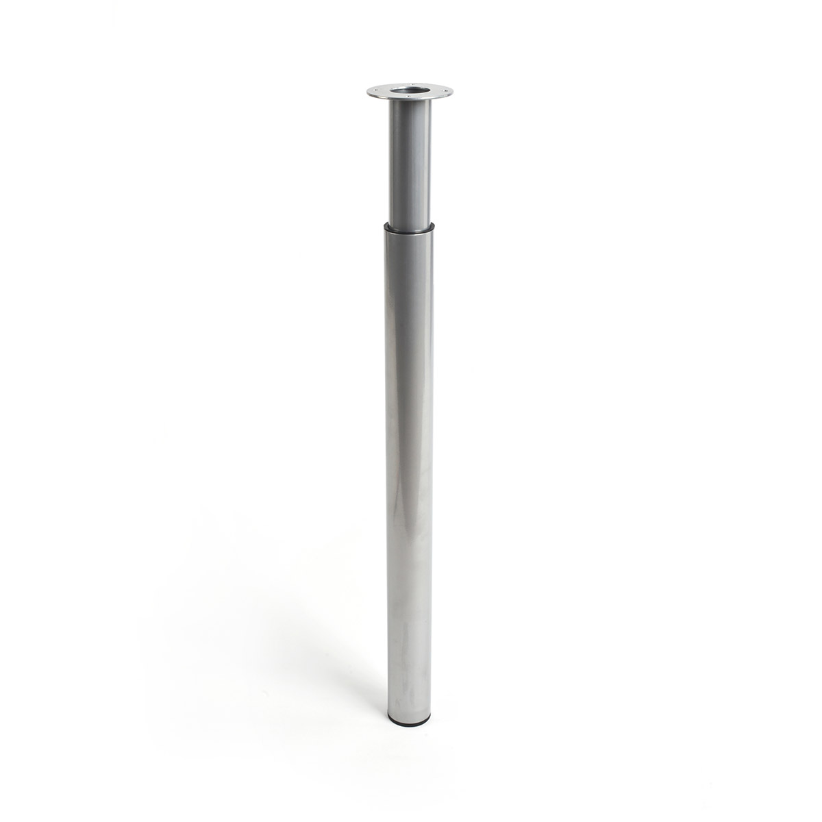 Emuca Patas para mesa D. 60 mm de acero, Ø 60, Pintado aluminio