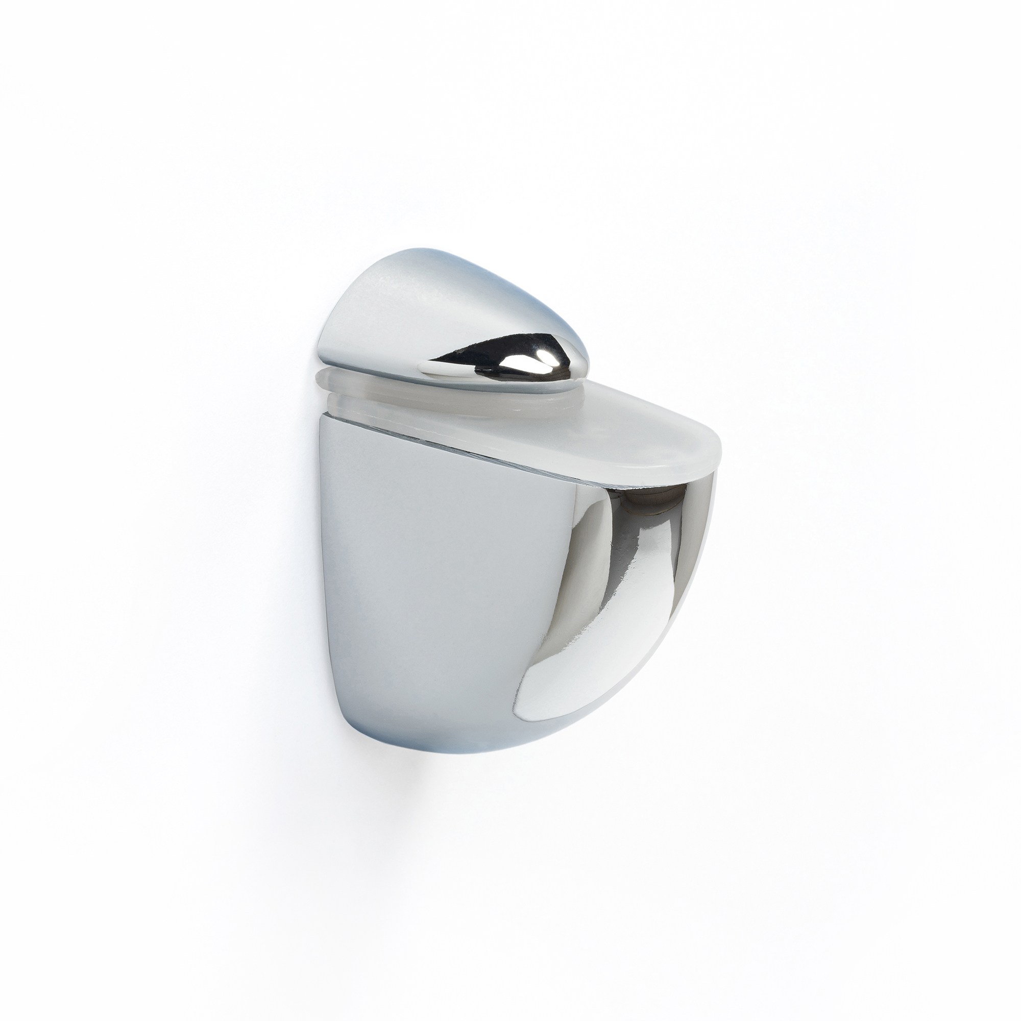 Soporte Regulable para Baldas de Cristal y Madera | Fabricado en Zamak | Acabado en Cromo Brillo | Para Baldas con Espesores de 3-24 mm | Medidas 25*55*40 mm | Sistema de Fijación Atornillado | 1 Unidad