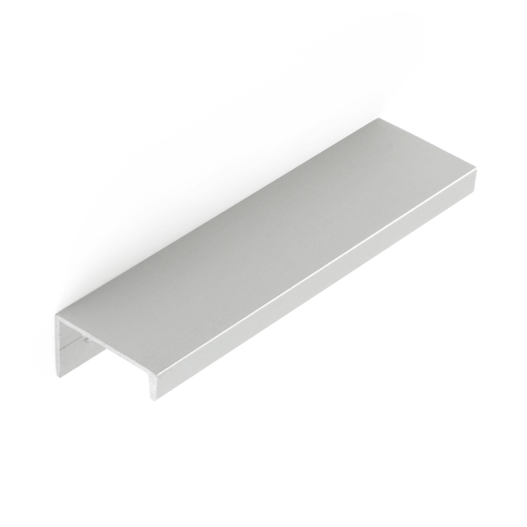 Poignée en aluminium avec finition anodisée mate, dimensions: 3000x150x150mm