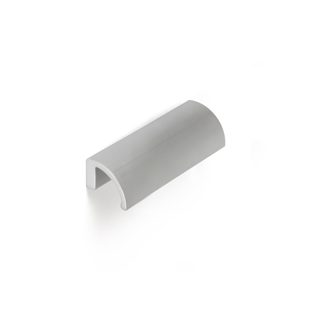 Asa de aluminio con acabado anodizado mate, dimensiones:110x27x30mm y entrepuntos:96mm