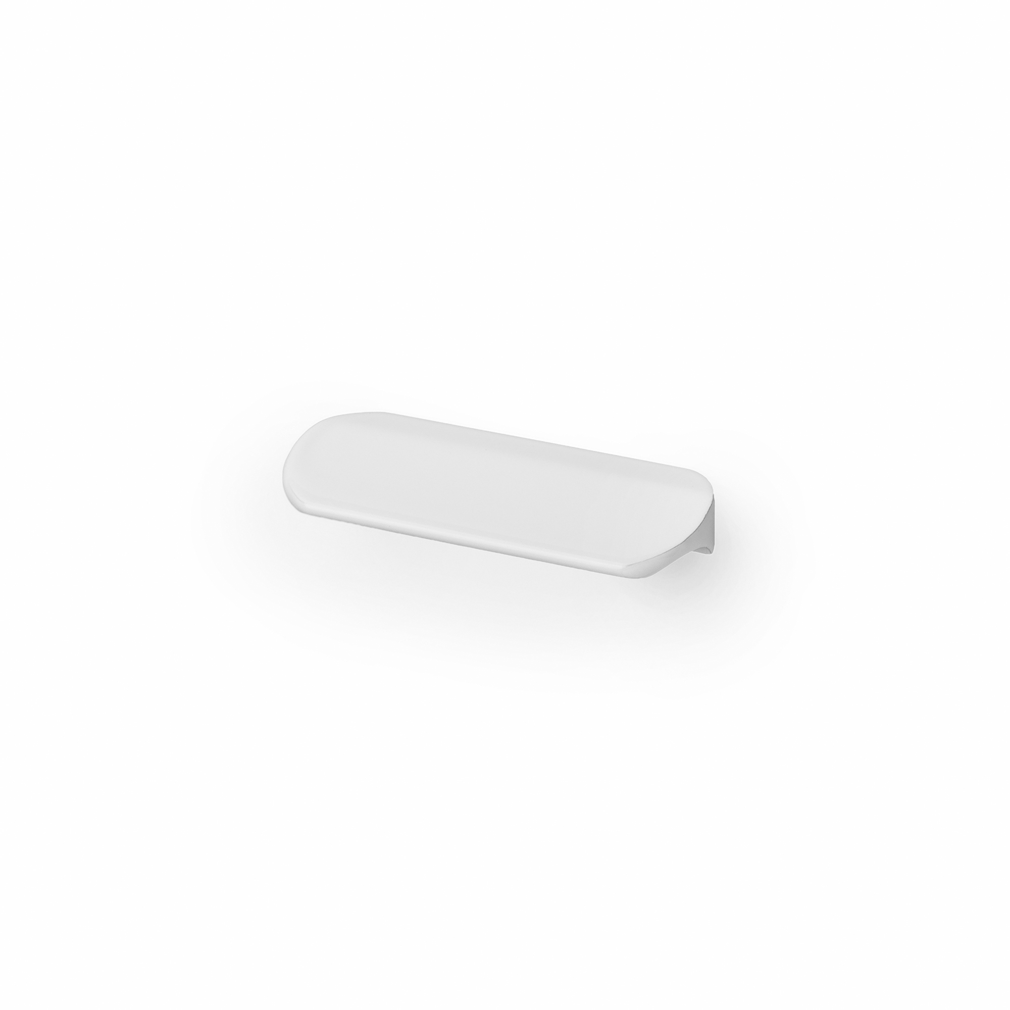 Poignée pour Meuble | Style contemporain | Fabriqué en aluminium | Finition blanche | Distance entre pointes : 32 mm | Mesures 56*8*20mm | Système de fixation vissé | Comprend des vis M4 | 4 unités
