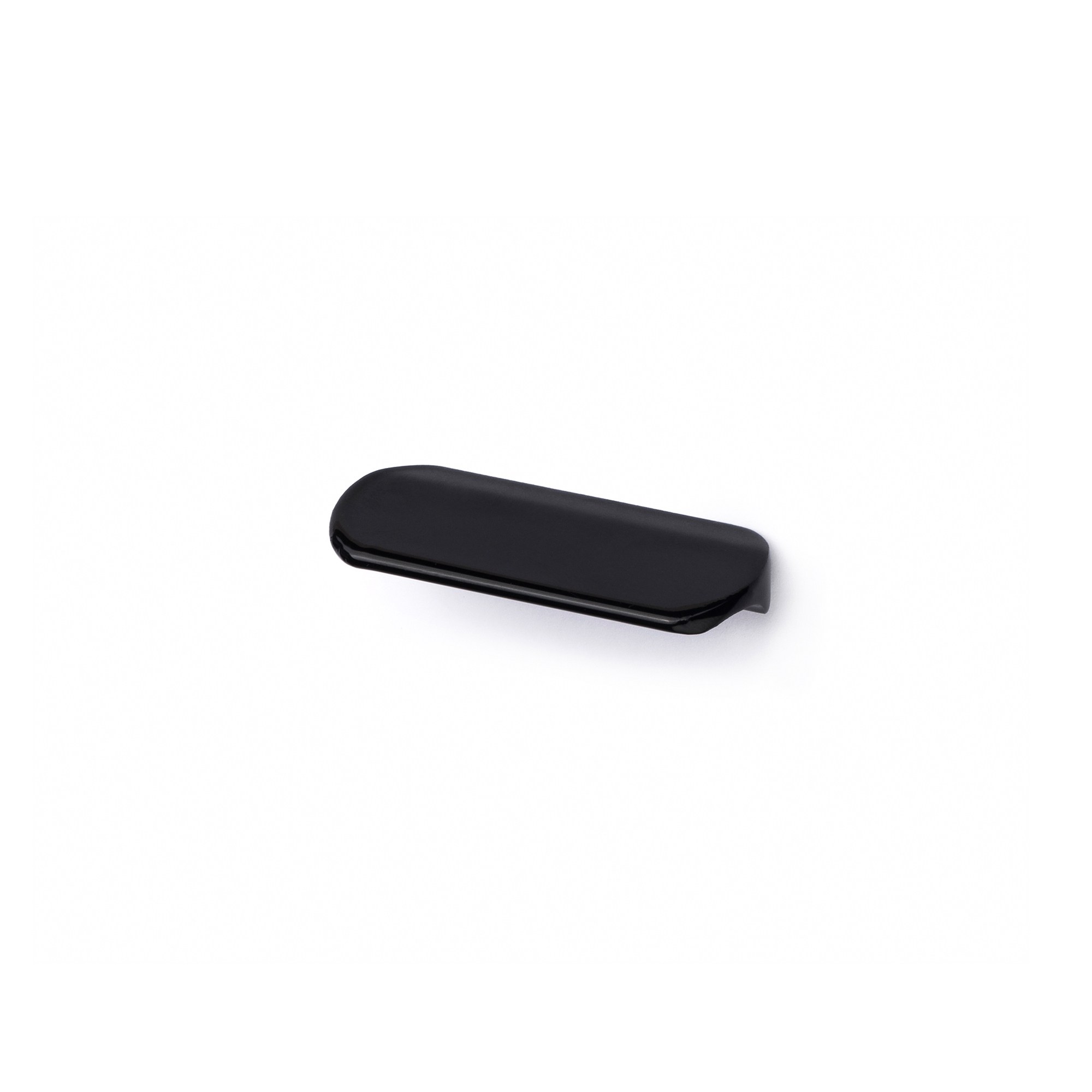 Tirador de Asa para Mueble | Estilo Contemporáneo | Fabricado en Aluminio | Acabado en Negro | Distancia Entrepuntos: 32 mm | Medidas 56*8*20 mm | Sistema de Fijación | Incluye Tornillos M4 | 2 Unidades