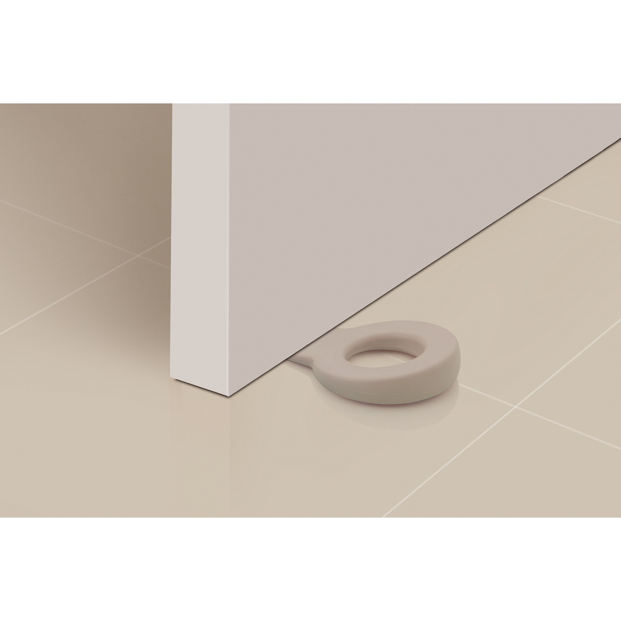 Tope de Cuña | Estilo Decorativo | Fabricado en TPS | Acabado en Arena | Medidas 64*82*15 mm | Sistema de Fijación | 1 Unidad - Ítem1