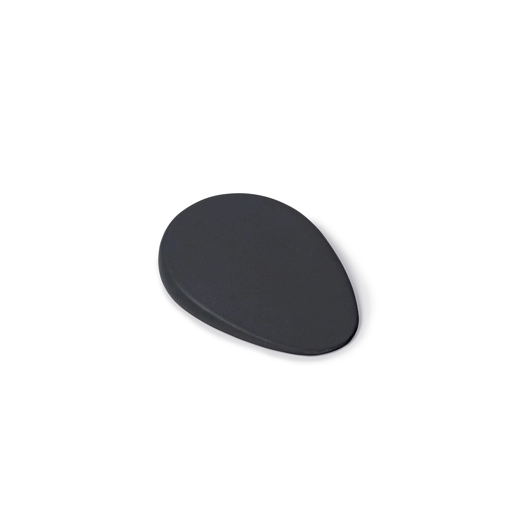 Arrêt de coin | Style décoratif | Fabriqué en TPS | Finition noire mate | Mesures 83*60*14mm | Système de fixation | 1 unité