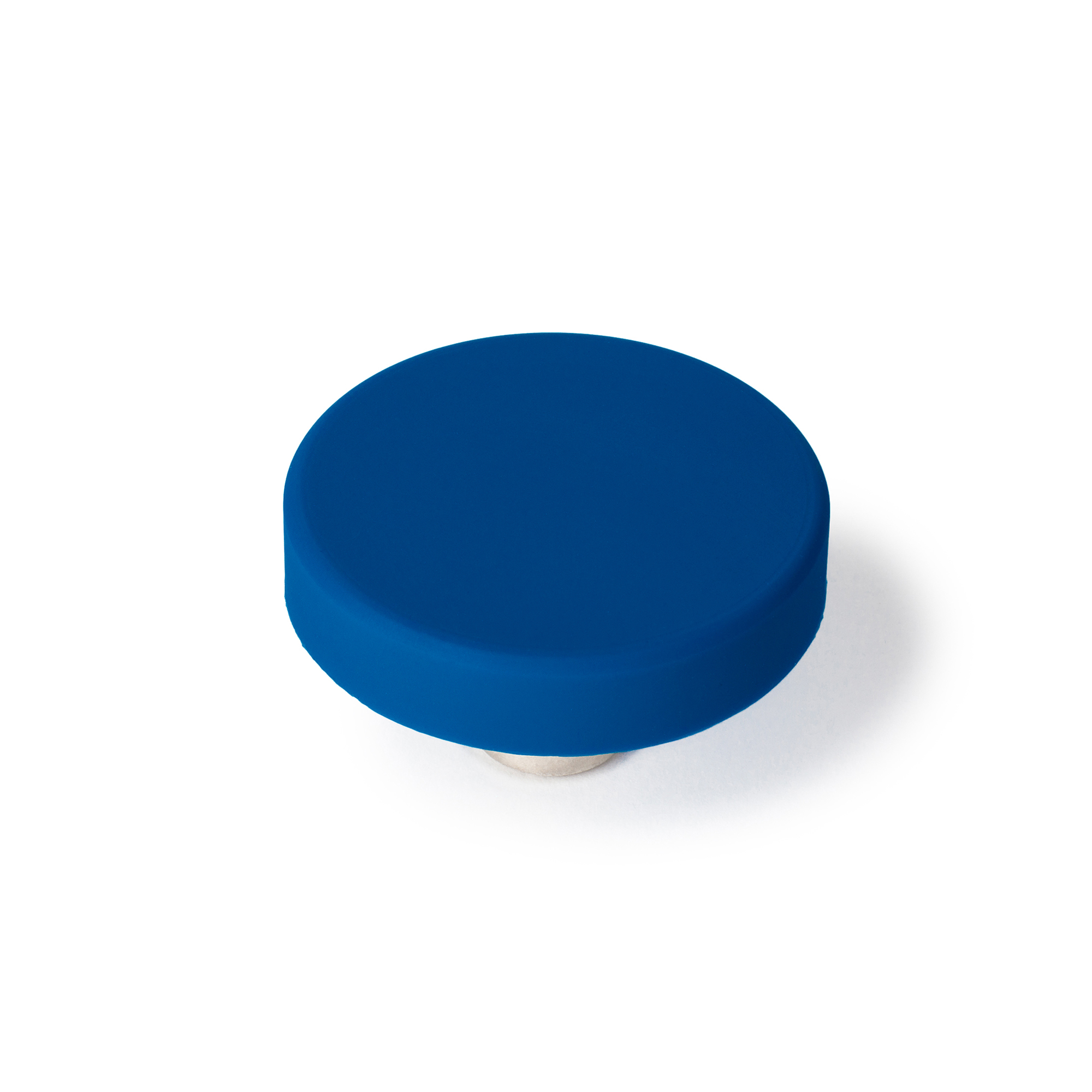 Pomo para Mueble | Estilo Decorativo | Fabricado en PVC-ZAMAK | Acabado en Azul | Medidas 41*41*24 mm | Sistema de Fijación | 2 Unidades