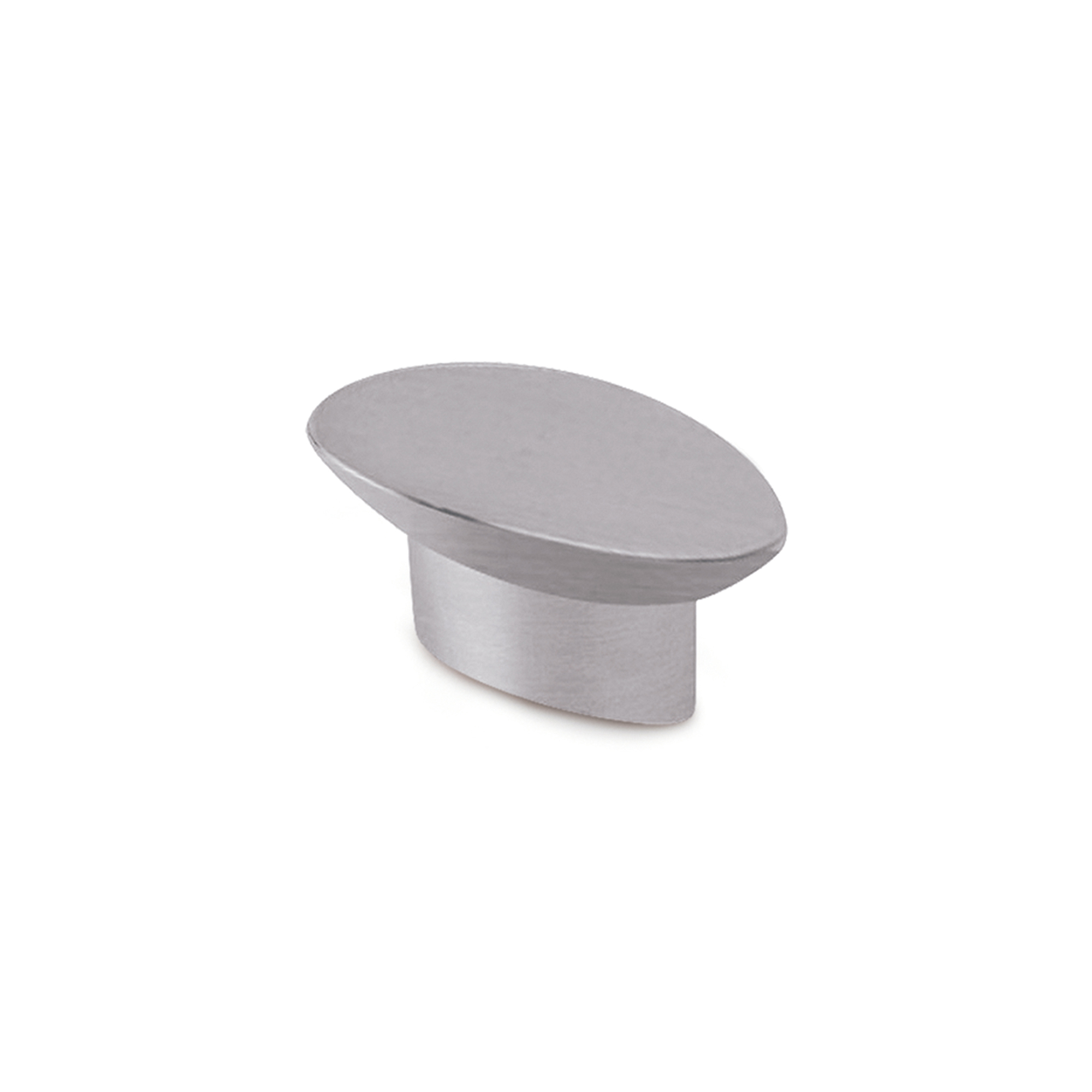 Pomo para Mueble | Estilo Contemporáneo | Fabricado en Zamak | Acabado en Cromo Mate | Medidas 40*19*24 mm | Sistema de Fijación Atornillado | Incluye Tornillos M4 | 4 Unidades