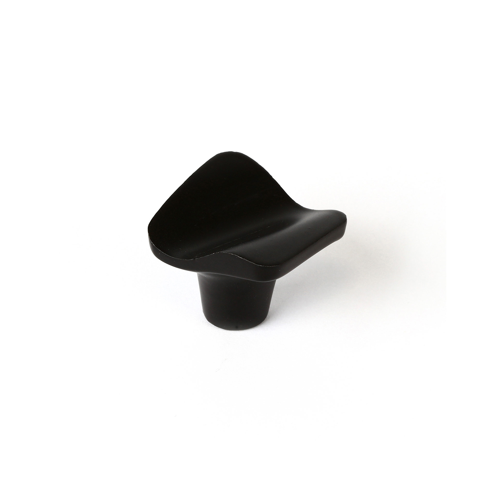 Pomo para Mueble | Estilo Contemporáneo | Fabricado en Zamak | Acabado en Negro Mate | Medidas 32*32*26 mm | Sistema de Fijación | Incluye Tornillos M4 | 1 Unidad