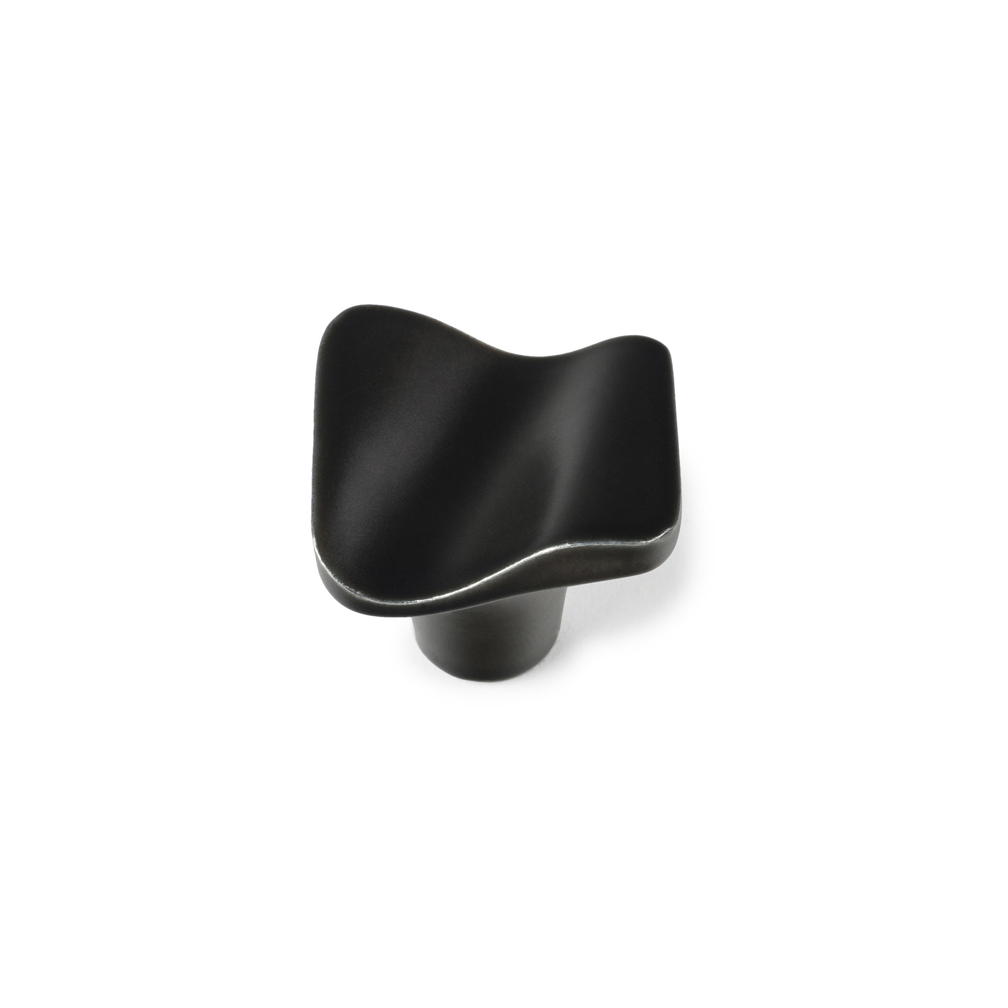 Pomo para Mueble | Estilo Contemporáneo | Fabricado en Zamak | Acabado en Negro Mate | Medidas 32*32*26 mm | Sistema de Fijación Atornillado | Incluye Tornillos M4 | 2 Unidades