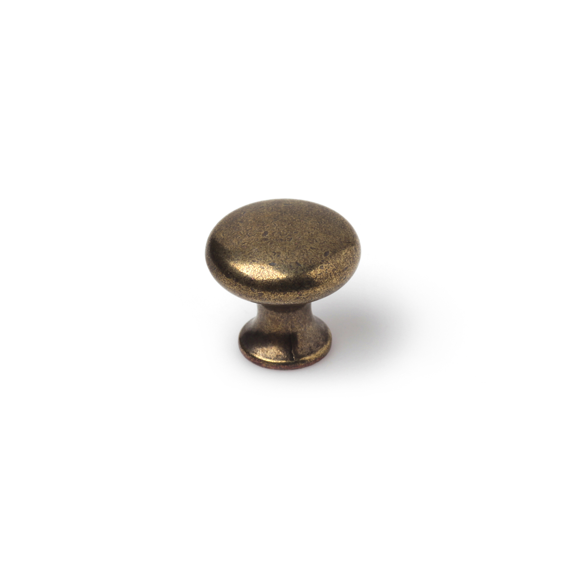 Pomo para Mueble | Estilo Contemporáneo | Fabricado en Zamak | Acabado en Cuero Viejo | Medidas 20*20*20 mm | Sistema de Fijación Atornillado | Incluye Tornillos M4 | 2 Unidades