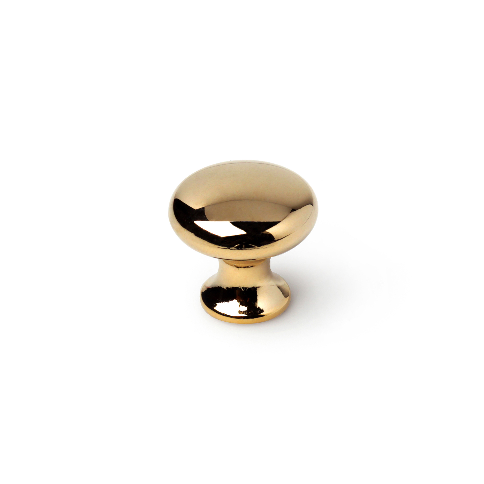 Bouton de meuble | Style contemporain | Fabriqué en Zamac | Finition dorée | Mesures 25*25*24mm | Système de fixation | Comprend des vis M4 | 4 unités