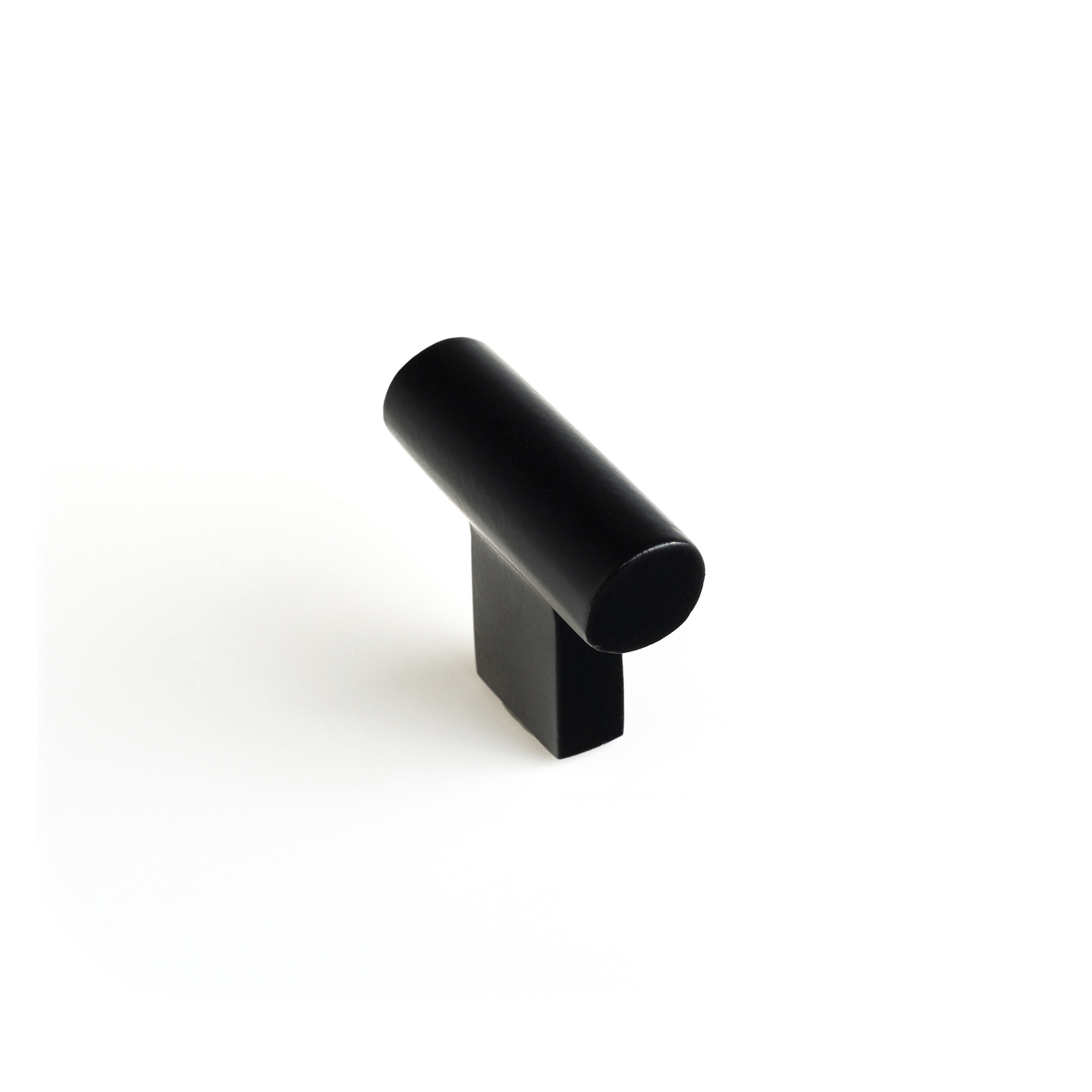 Pomo para Mueble Fabricado en Latón Negro mate | Medidas 33*12*31 mm | Sistema de Fijación Atornillado | Incluye Tornillos M4 | 4 Unidades