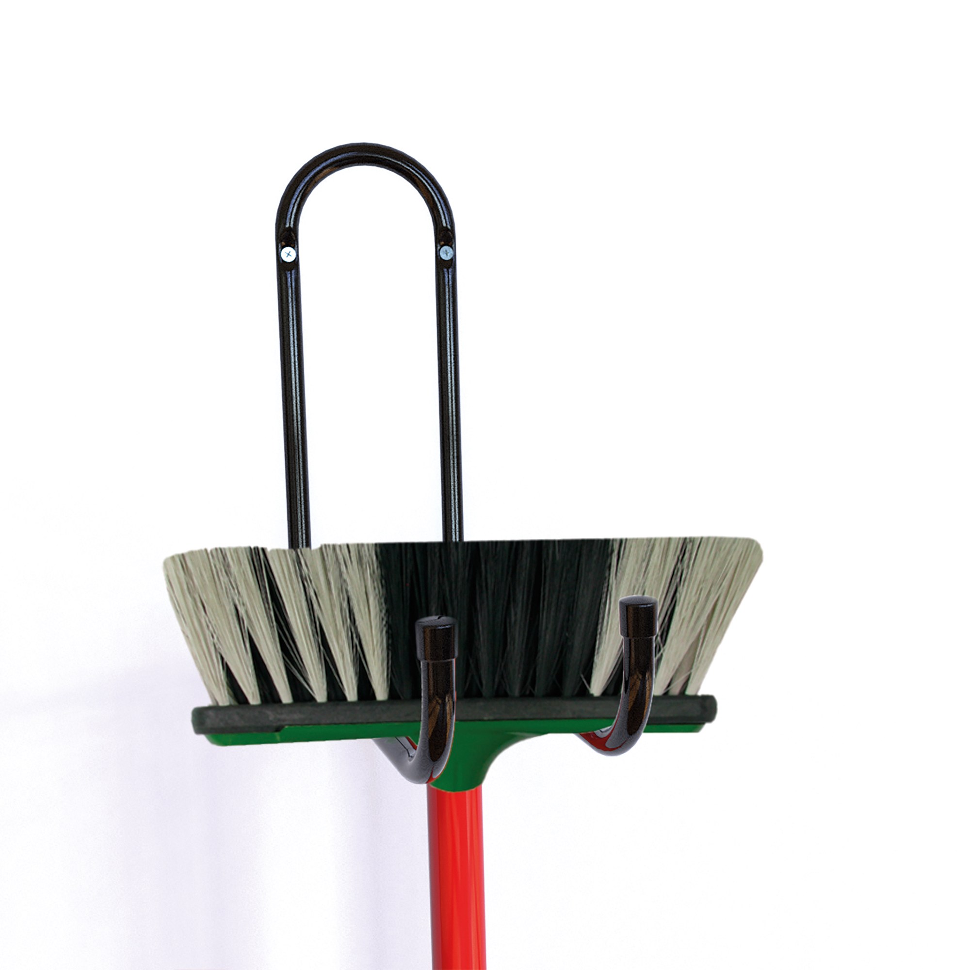 Crochet double polyvalent | Fabriqué en acier | Finition noire | Grande capacité de charge | Dimensions 70*210*220mm | Système de fixation vissé | 1 unité - Item1