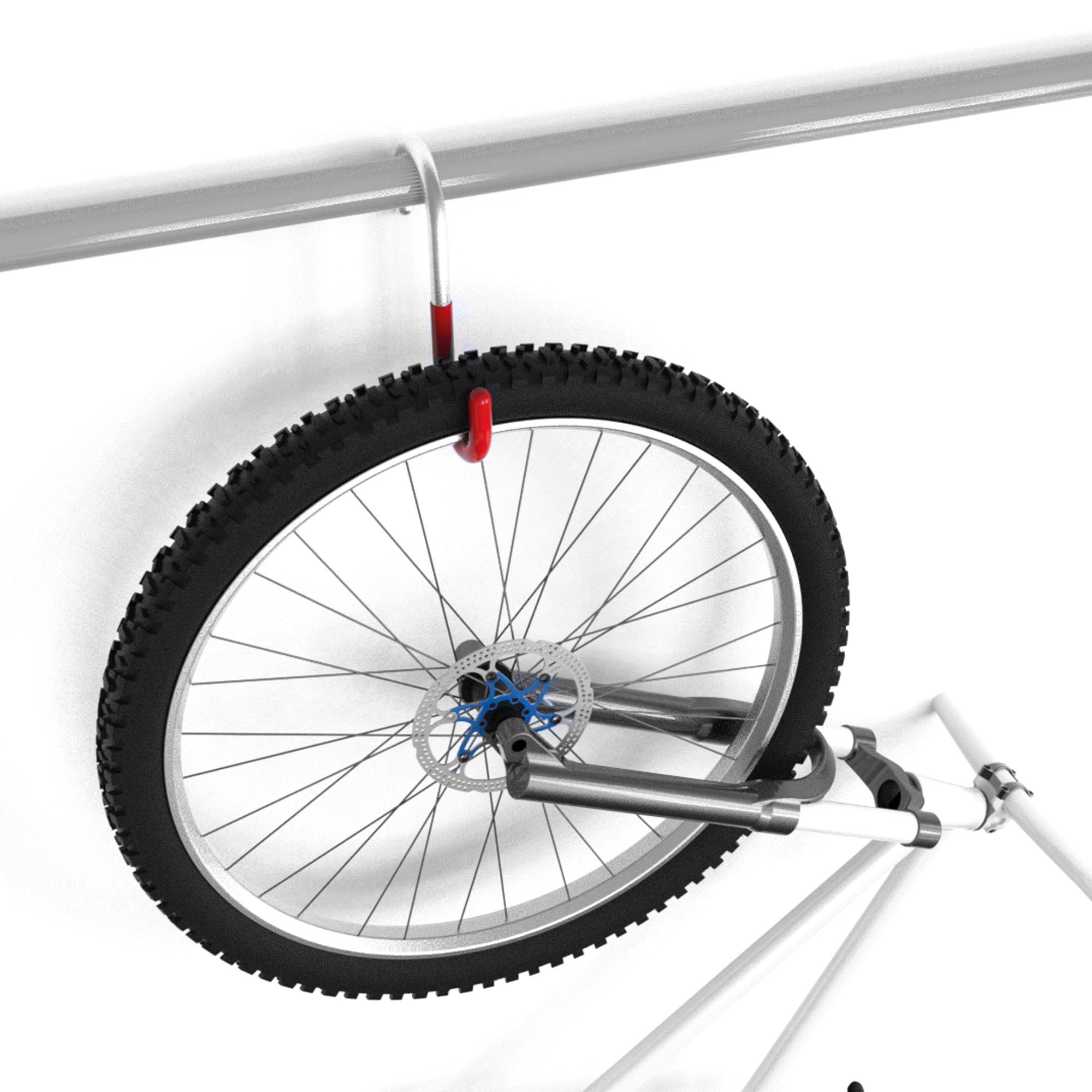 Gancho Multiusos en Forma de S | Fabricado en Acero | Acabado en Rojo | Gran Capacidad de Carga | Medidas 10*140*220 mm | Sistema de Fijación Atornillado | 1 Unidad - Ítem1