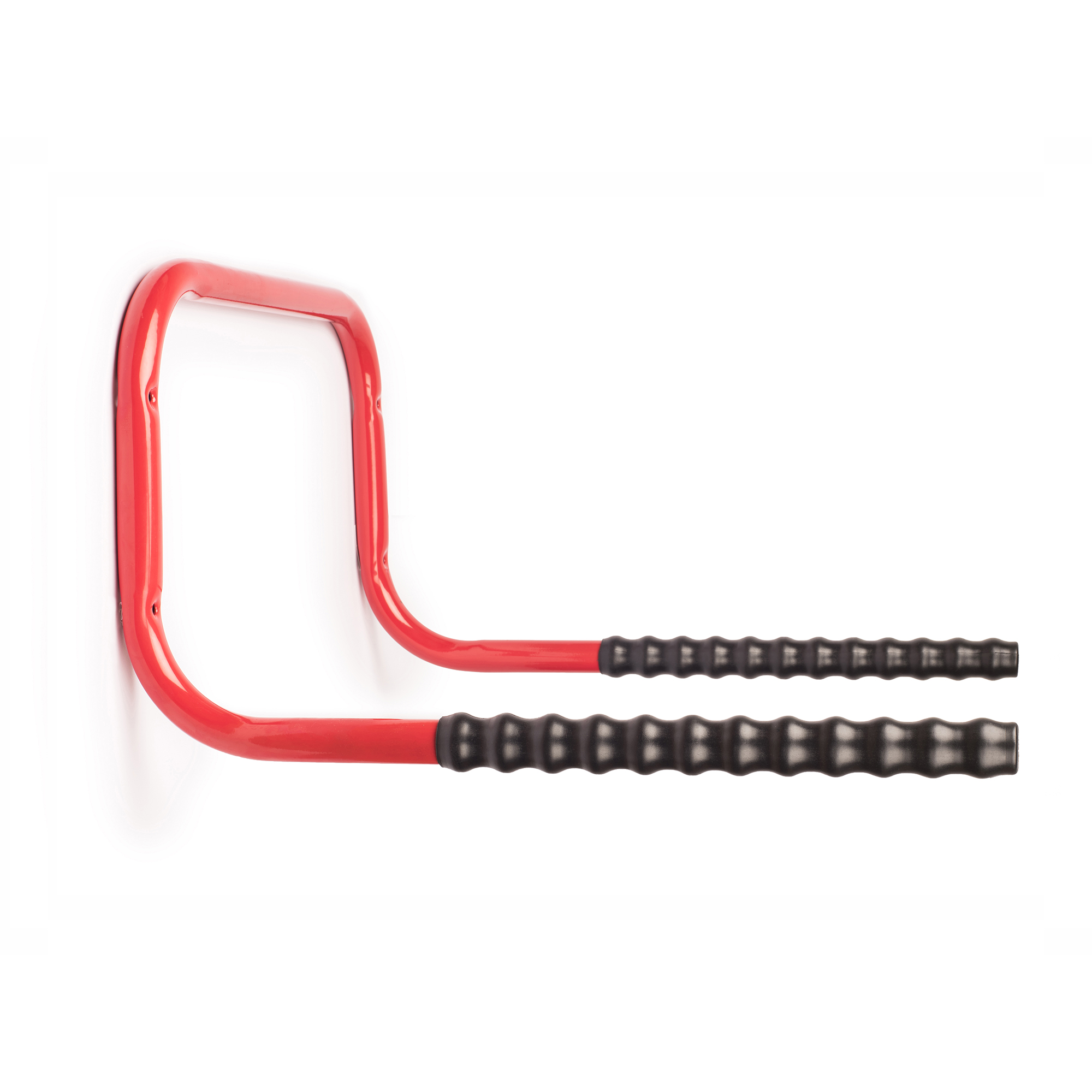 Support à vélos | Fabriqué en acier | Finition rouge | Grande capacité de charge | Mesures 430*290*510mm | Système de fixation vissé | 1 unité