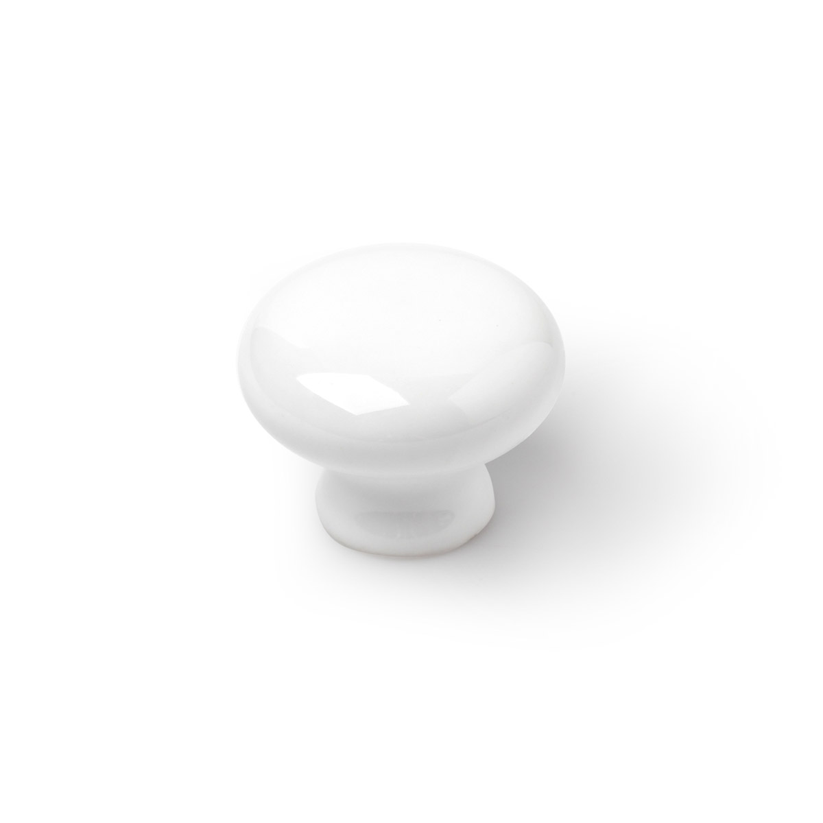 Sac avec 6 boutons en porcelaine blanche, dimensions: 35x35x26mm, Ø: 35 mm