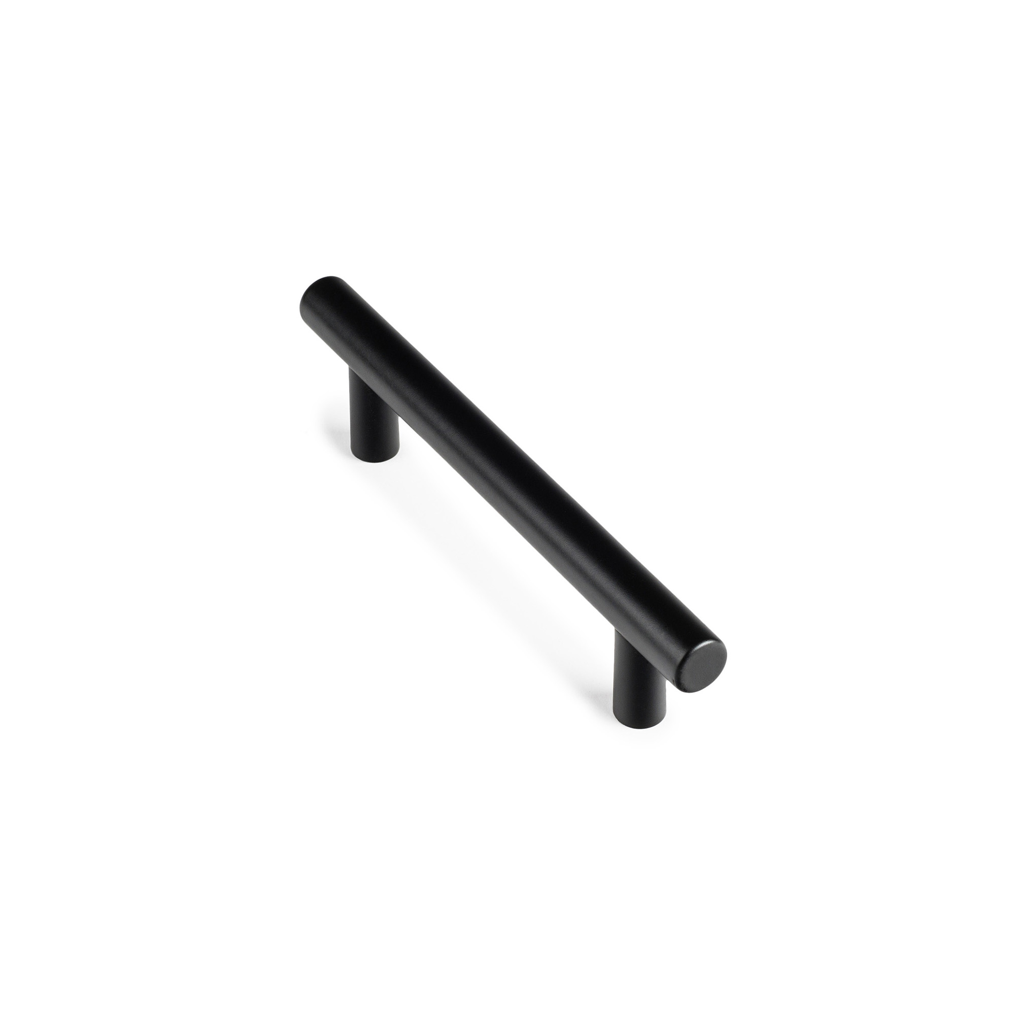 Tirador de Asa para Mueble | Estilo Contemporáneo | Fabricado en Acero Inox | Acabado en Negro Mate | Distancia Entrepuntos: 96 mm | Medidas 136*12*32 mm | Sistema de Fijación | Incluye Tornillos M4 | 1 Unidad
