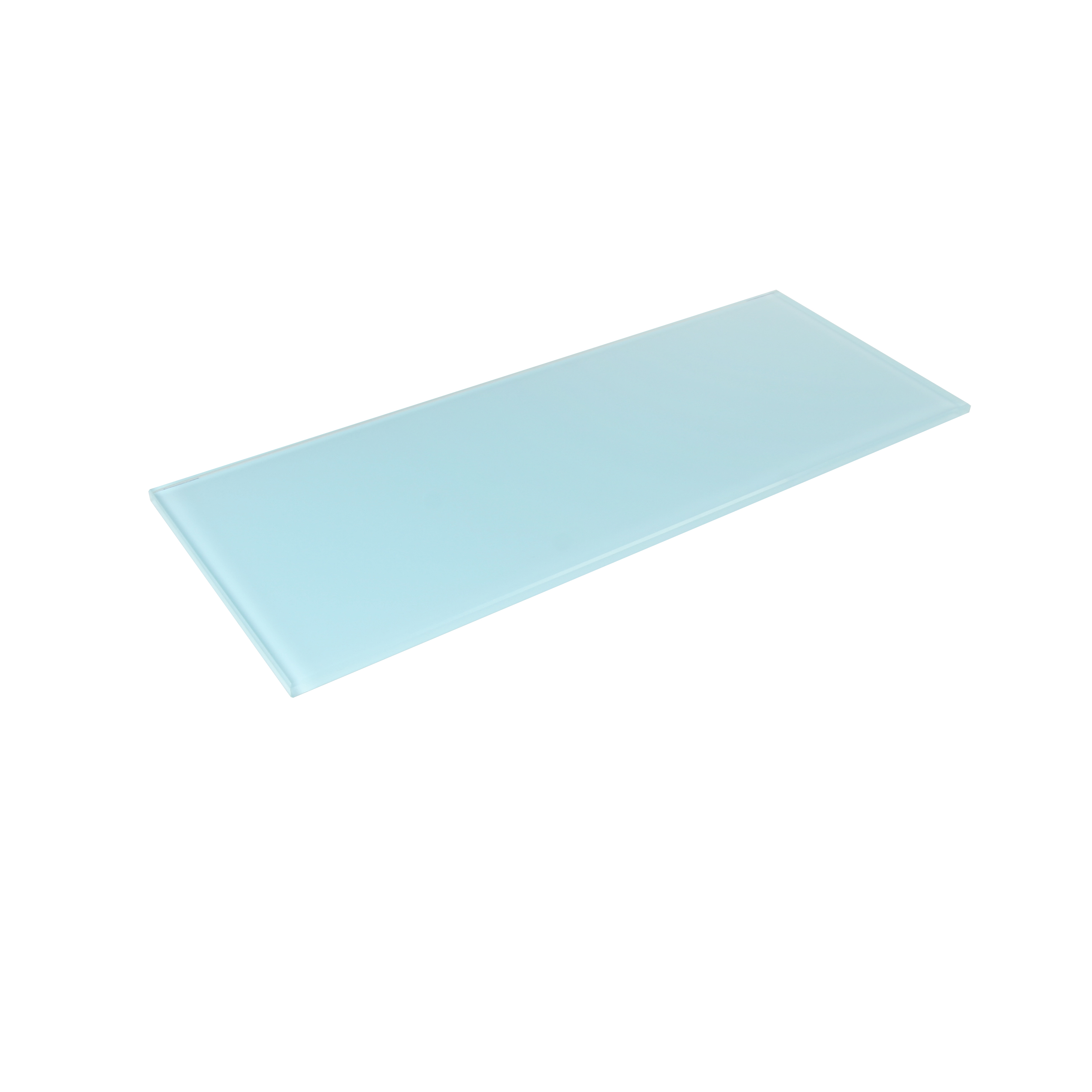 Étagère en verre trempé Finition bleu bronze | Dimensions 300*6*120mm | Épaisseur de l'étagère : 6 mm | 1 unité