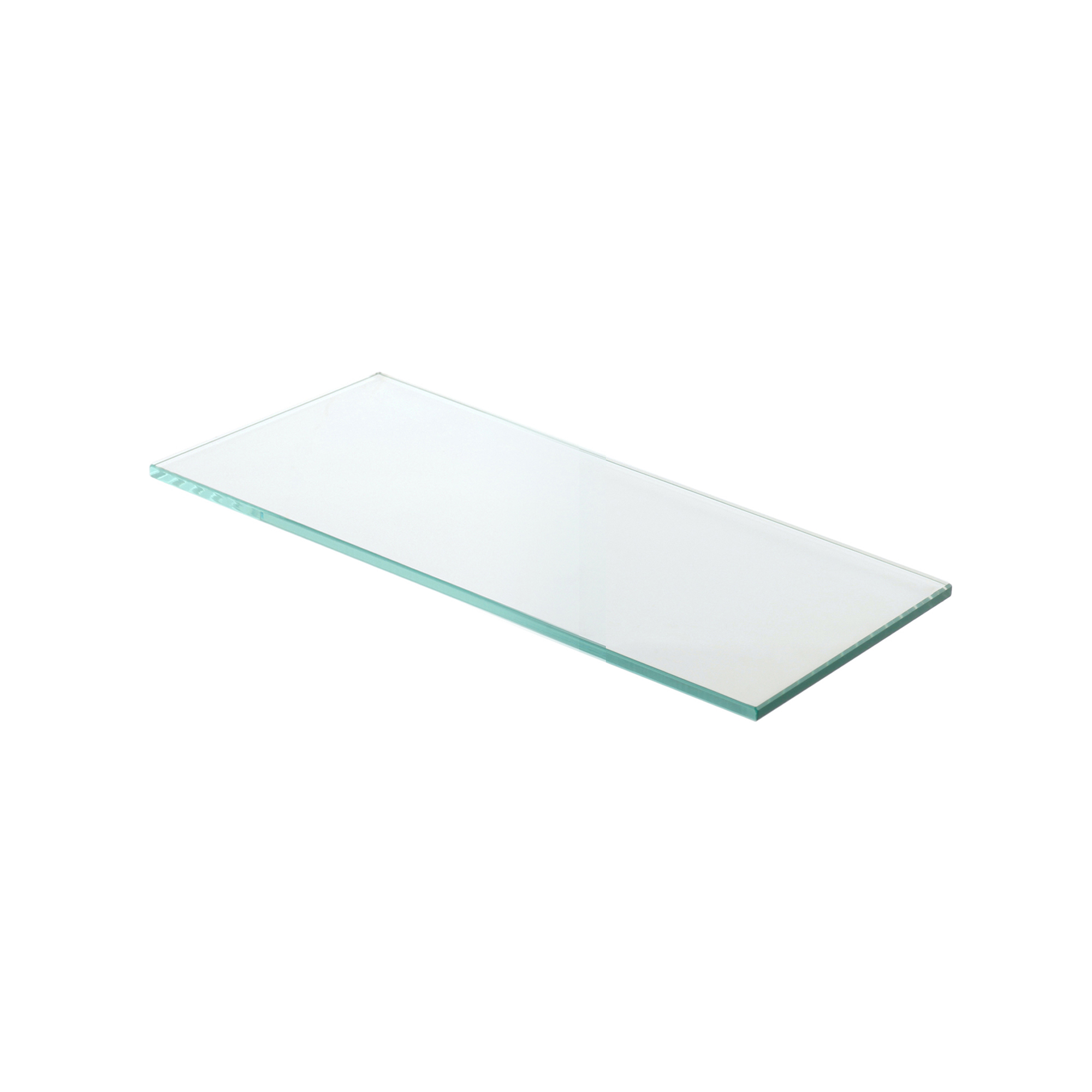 Étagère en verre transparente Dimensions 300*6*120mm | Épaisseur de l'étagère : 6 mm | 1 unité