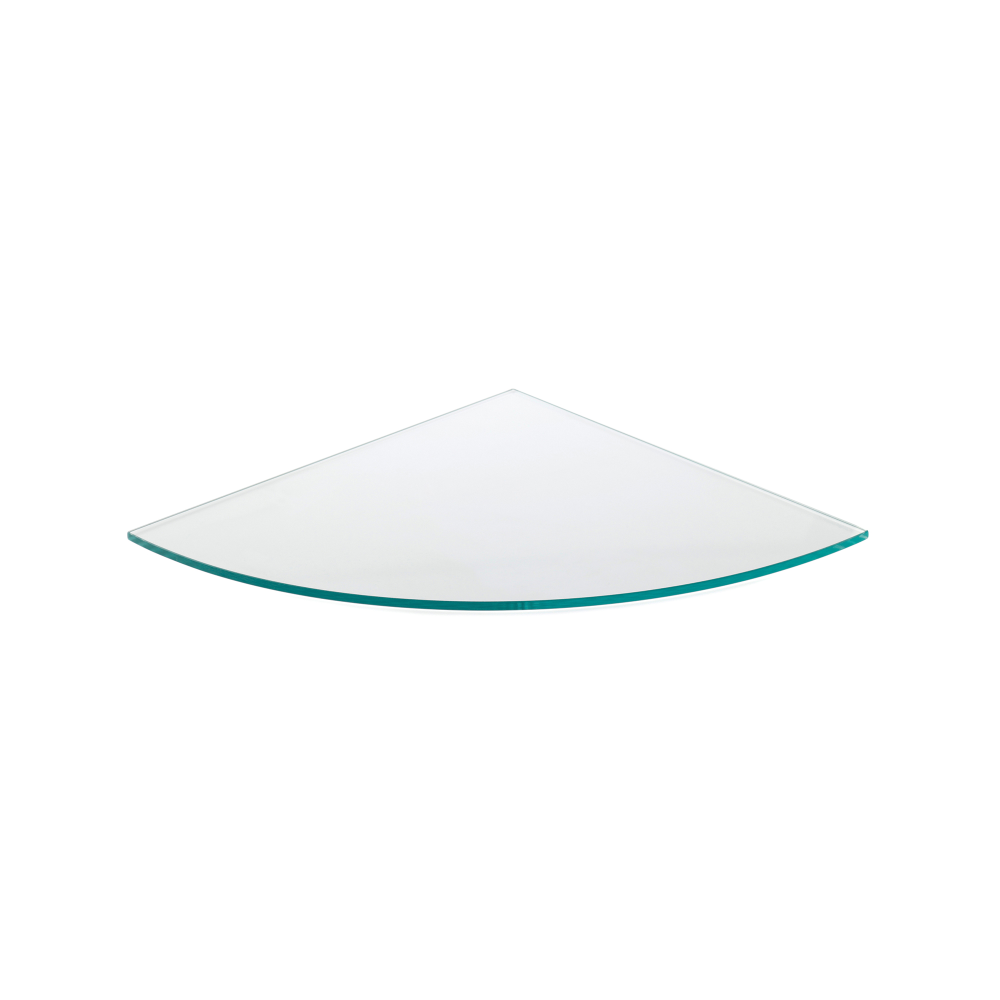 Estante de Cristal Transparente | Medidas 350*6*350 mm | Espesor de la Balda: 6 mm | 1 Unidad
