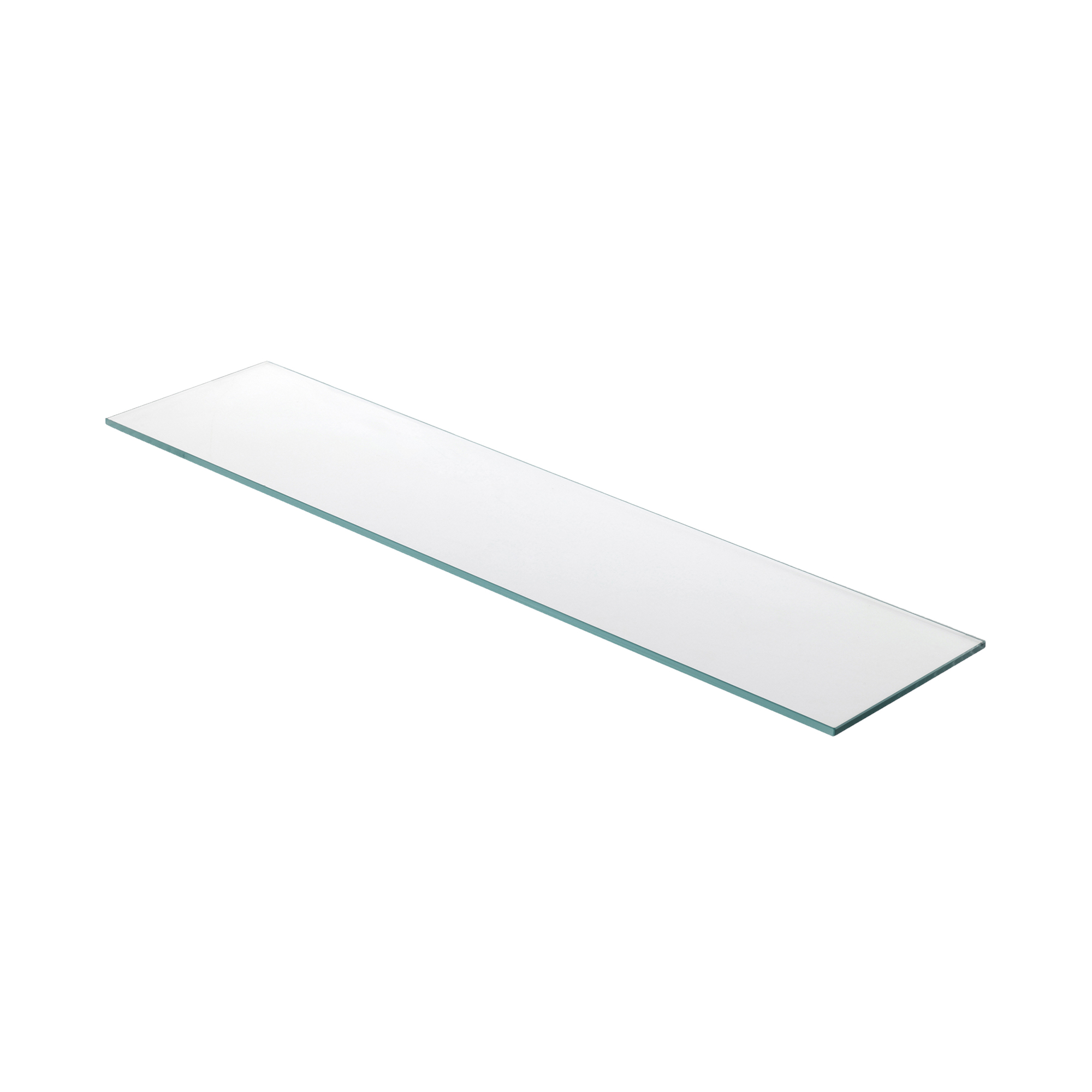 Estante de Cristal Transparente Medidas 600*6*150 mm | Espesor de la Balda: 6 mm | 1 Unidad