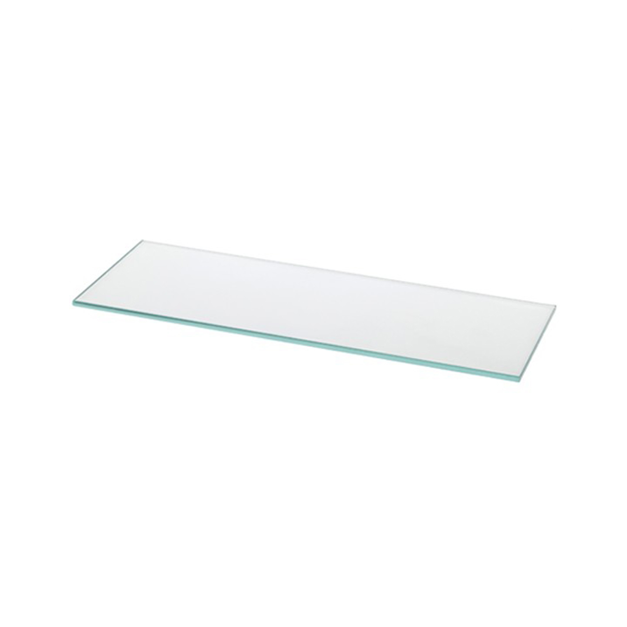 Étagère rectangulaire en verre transparente | Dimensions 700*6*200mm | Épaisseur de l'étagère : 6 mm | 1 unité