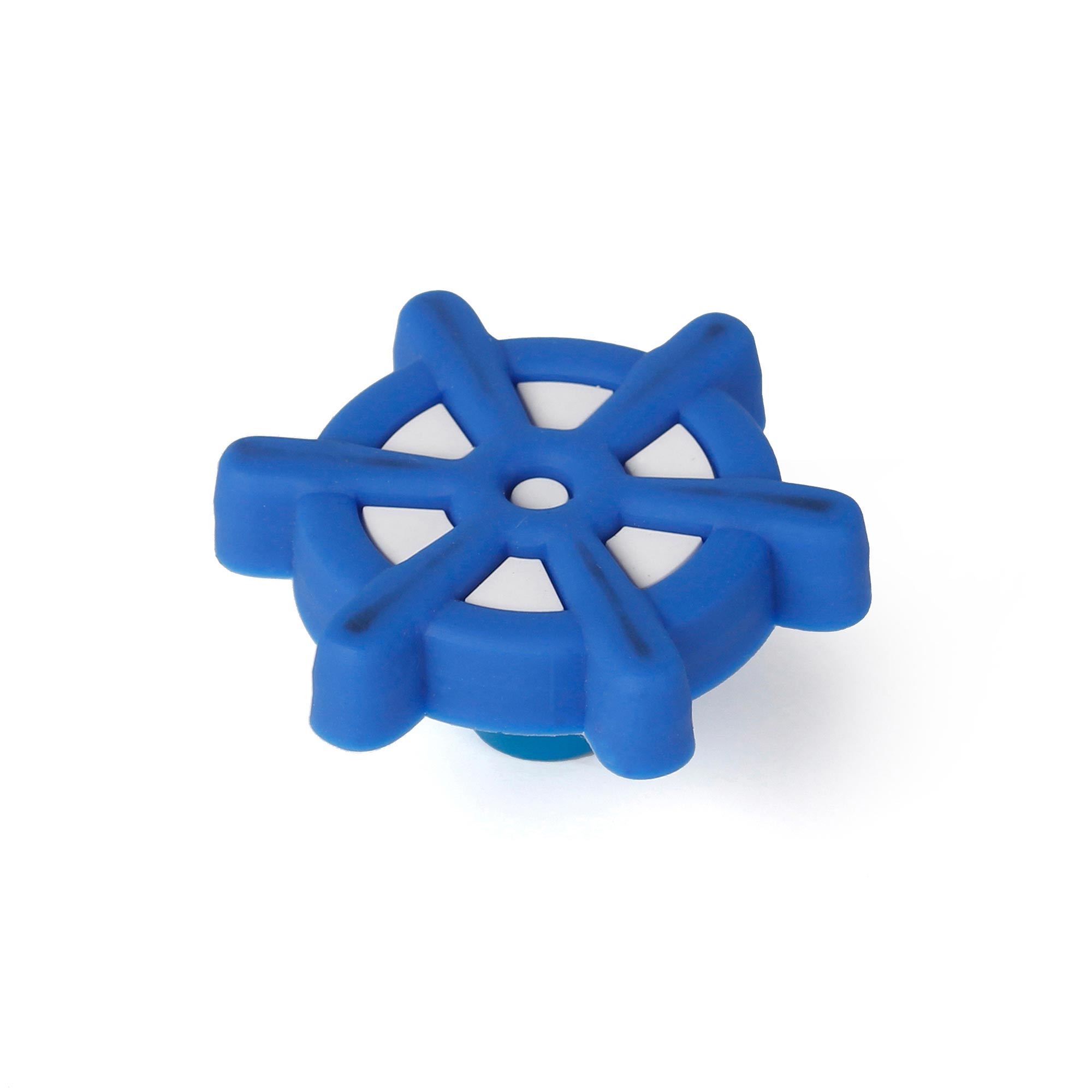 Pomo para Mueble | Estilo Infantil Juvenil | Fabricado en PVC-ZAMAK | Acabado en Azul | Medidas 51*45*24 mm | Sistema de Fijación | Incluye Tornillos M4 | 2 Unidades