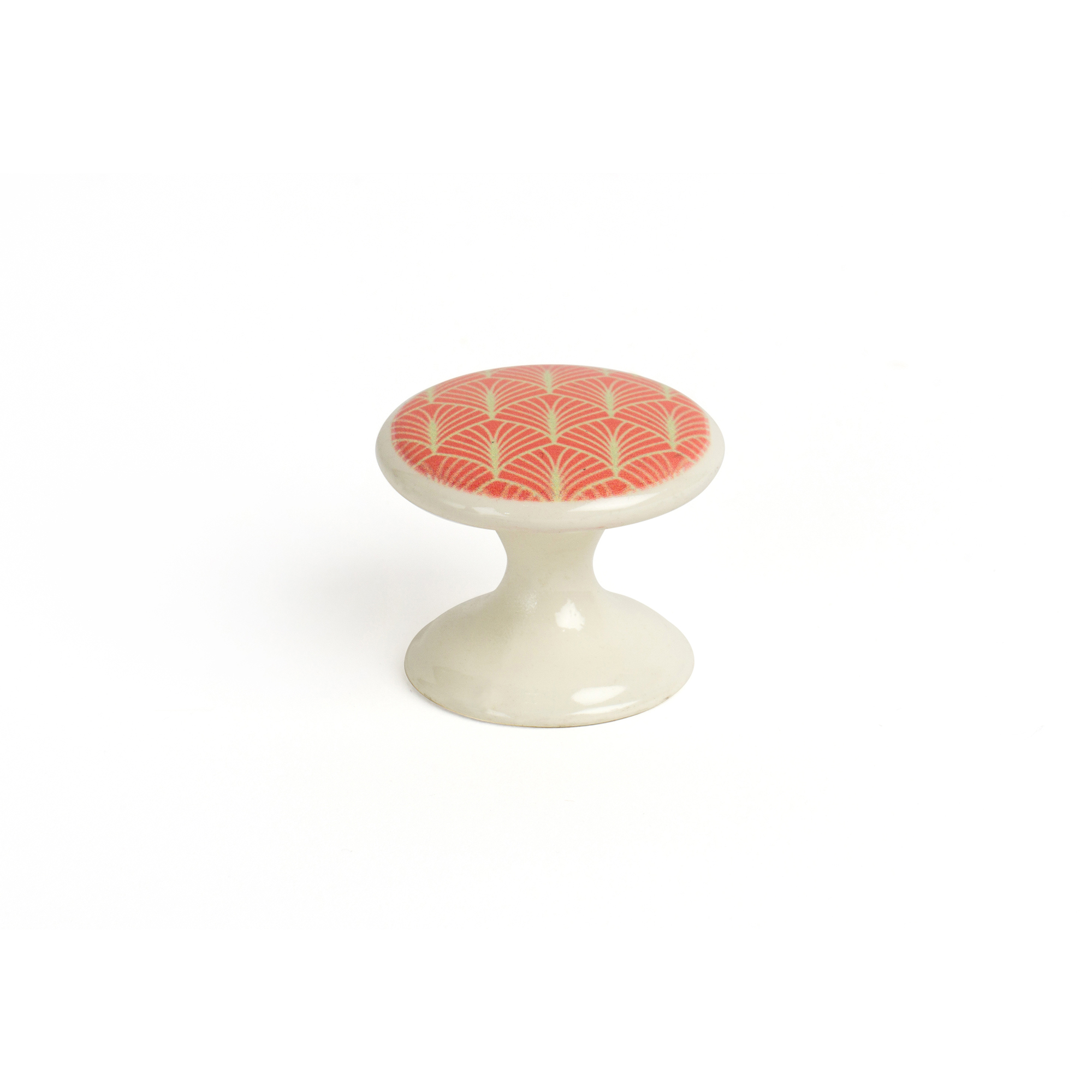 Bouton de meuble | Style décoratif | Fabriqué en Zamac | Finition rose | Mesures 33*33*27mm | Système de fixation | 2 unités