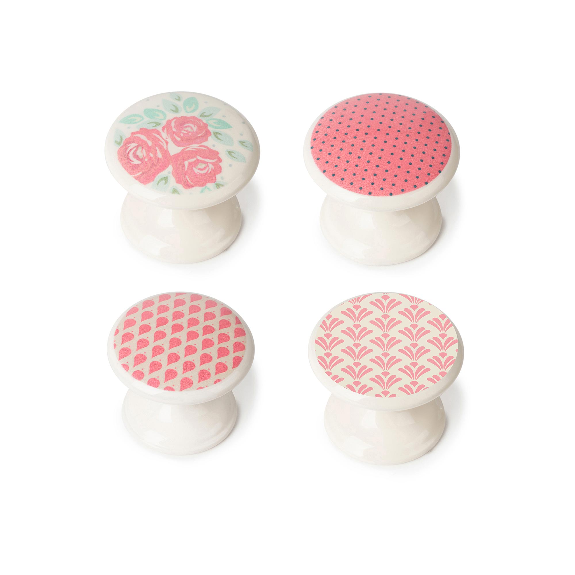 Bouton de meuble | Style décoratif | Fabriqué en Zamac | Finition multicolore | Mesures 33*33*27mm | Système de fixation | Comprend des vis M4 | 4 unités
