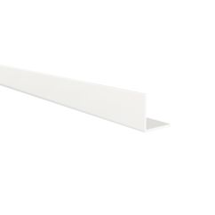 Profilé angle | Fabriqué en aluminium | Finition blanche | Mesures 15*15*1000mm | Longueur du Profilé 1 mètre | épaisseur 2 mm | 1 unité