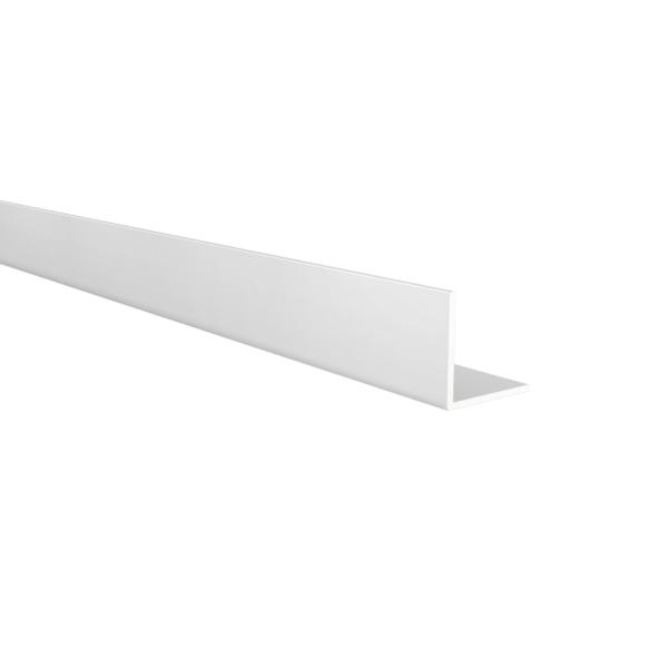 Perfil Angular | Fabricado en Aluminio | Acabado en Anodizado Mate | Medidas 15*15*1000 mm | Longitud del Perfil 1 Metro | Espesor 2 mm | 1 Unidad