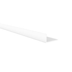 Profilé angle | Fabriqué en aluminium | Finition blanche | Dimensions 20*14*1000mm | Longueur du Profilé 1 mètre | Épaisseur 1 mm | 1 unité