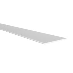 Perfil Plano | Fabricado en Aluminio | Acabado en Anodizado Mate | Medidas 40*1,5*1000 mm | Longitud del Perfil 1 Metro | Espesor 2 mm | 1 Unidad