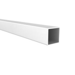 Perfil Tubo Cuadrado | Fabricado en Aluminio | Acabado en Anodizado Mate | Medidas 20*20*1000 mm | Longitud del Perfil 1 Metro | Espesor 1 mm | 1 Unidad