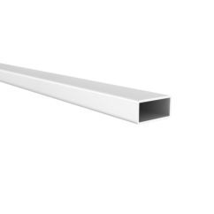 Perfil Tubo Rectangular | Fabricado en Aluminio | Acabado en Anodizado Mate | Medidas 20*10*1000 mm | Longitud del Perfil 1 Metro | Espesor 1 mm | 1 Unidad