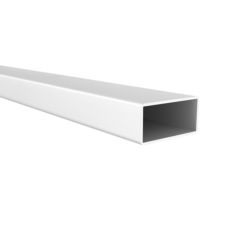 Perfil Tubo Rectangular | Fabricado en Aluminio | Acabado en Anodizado Mate | Medidas 30*15*1000 mm | Longitud del Perfil 1 Metro | Espesor 1 mm | 1 Unidad