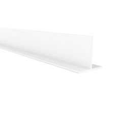 Perfil en T | Fabricado en Aluminio | Acabado en Blanco | Medidas 25*25*1000 mm | Longitud del Perfil 1 Metro | Espesor 2 mm | 1 Unidad
